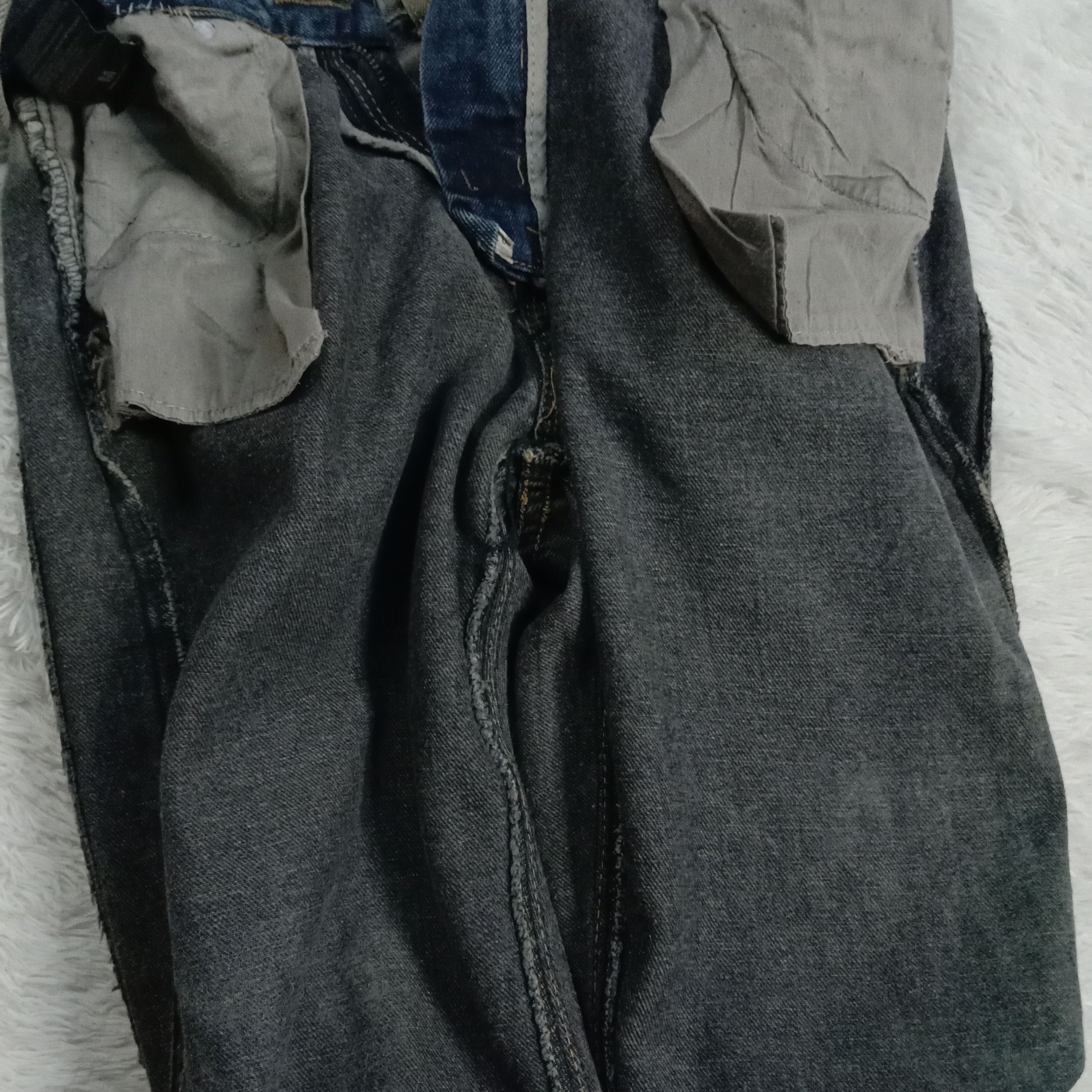 Tornado Mart 🇯🇵 Japanese Dirty Rusty Seditionaries Homeless Denim Size US 32 / EU 48 - 9 Thumbnail