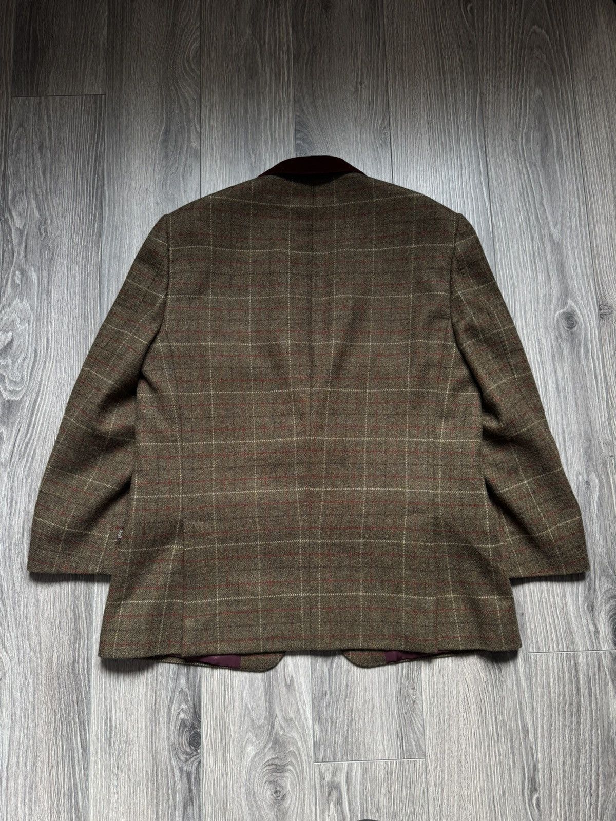Paul Smith Paul Smith Byard Herringbone Tweed Checkered Blazer Jacket Size 50R - 13 Thumbnail