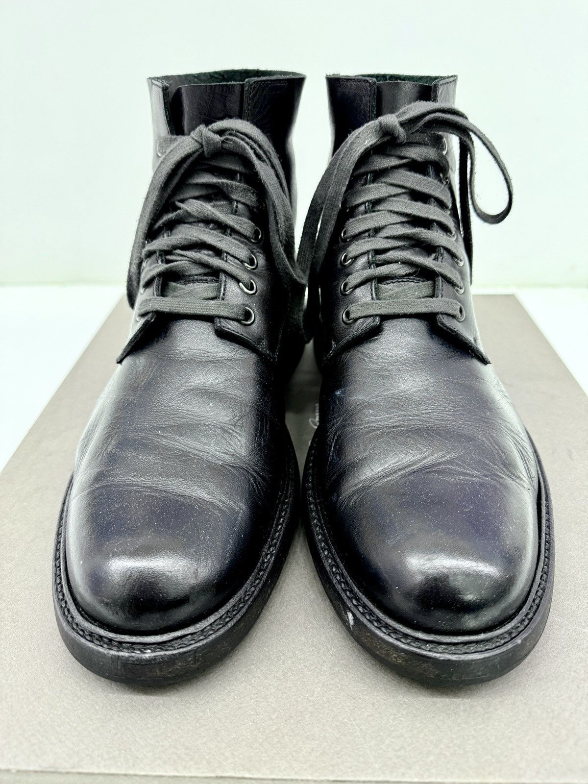 Rick Owens Rick Owens Black CHUKKA SLIM ARMY size 44 Size US 11 / EU 44 - 1 Thumbnail