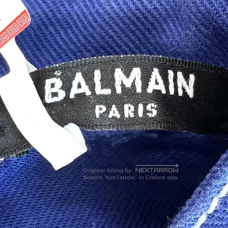 Balmain Balmain Women's Blue Cotton Dress . Size M / US 6-8 / IT 42-44 - 4 Thumbnail