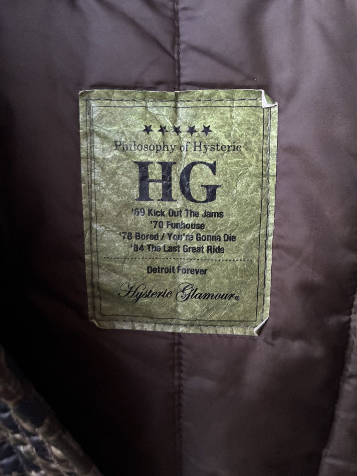 Hysteric Glamour Hysteric Glamour N-2b Tiger stripe camo Bomber Size US L / EU 52-54 / 3 - 5 Thumbnail