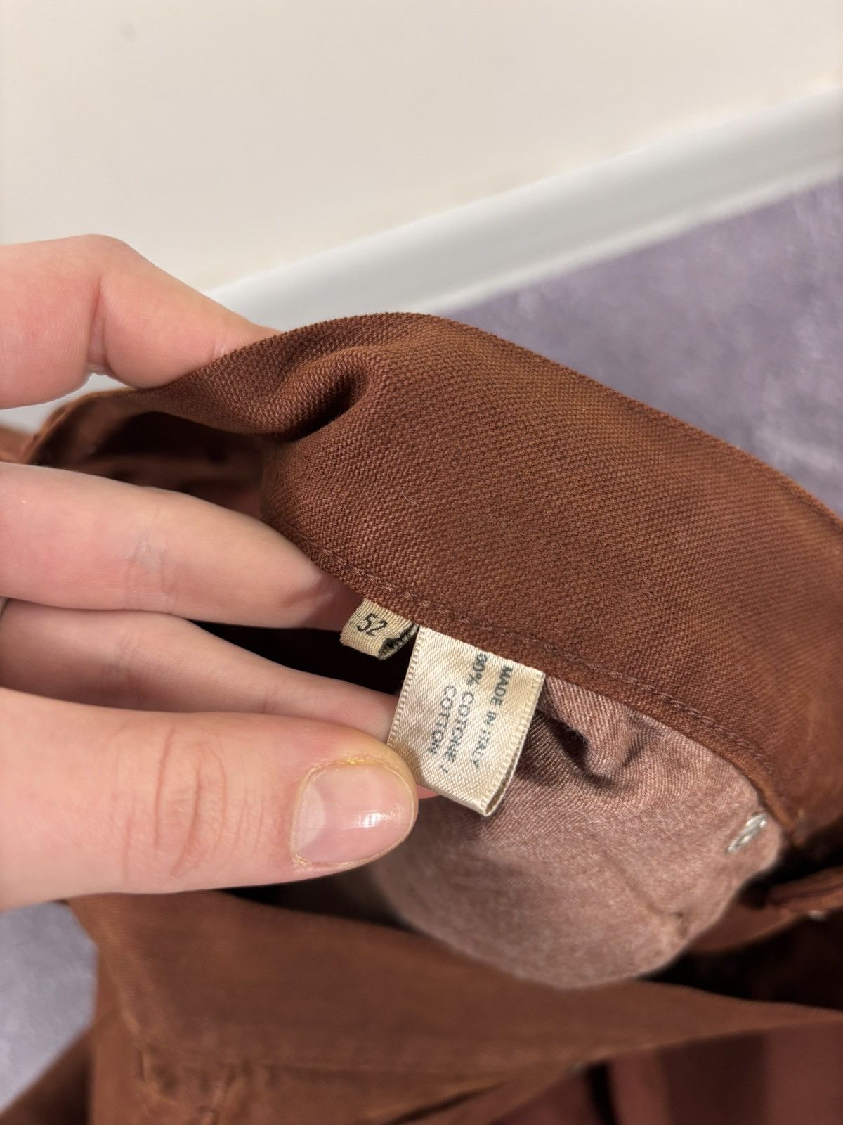Bottega Veneta Bottega Veneta Men’s Relaxed Loose Fit Coral Brown Jeans Size US 36 / EU 52 - 10 Thumbnail