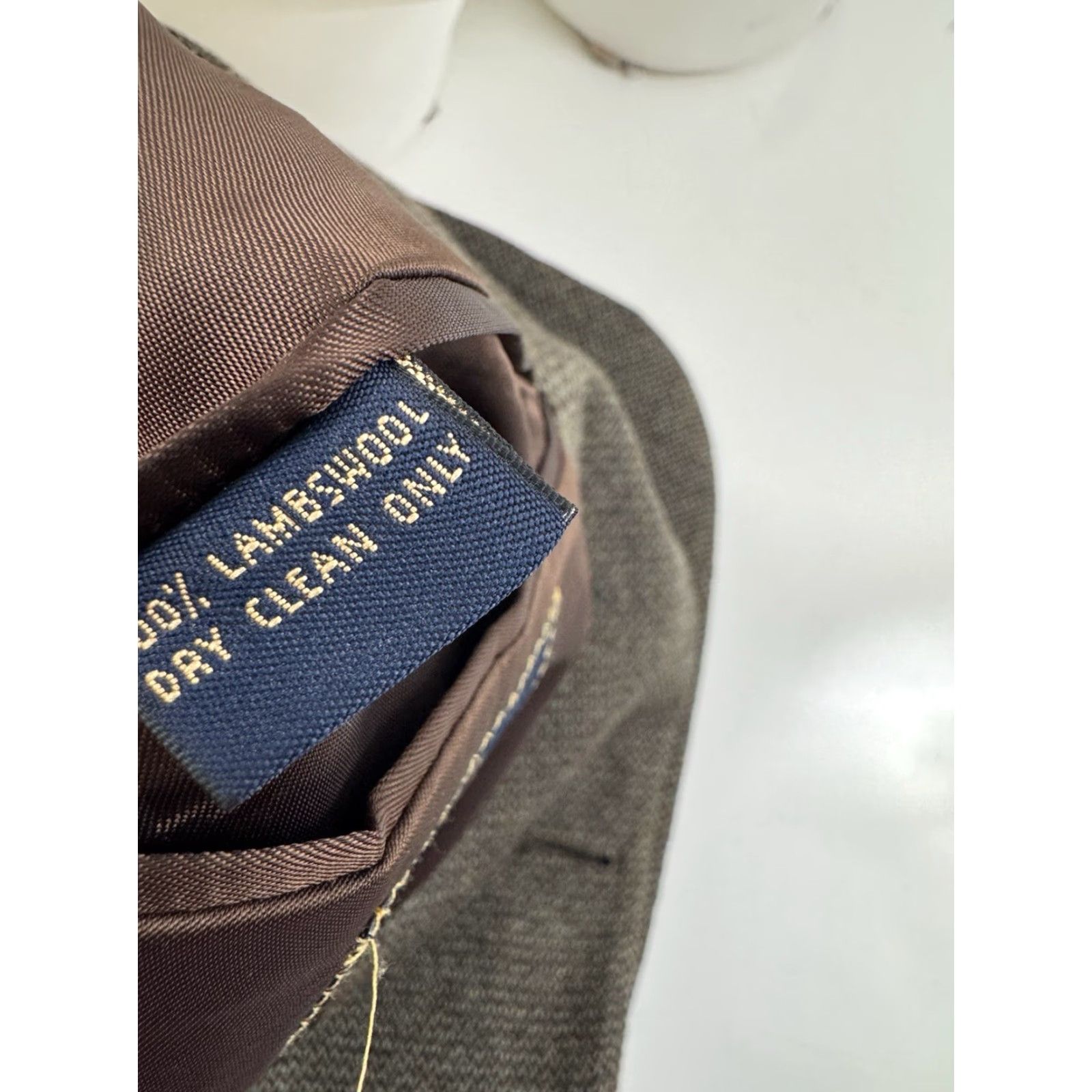 Brooks Brothers BROOKS BROTHERS Blazer Wool Mens 44 R Green / Brown / Gray EXCELLENT Blazer Jacket Apparel Men 44 R Natural Wool Blazer Mens Mens Size 44R - 7 Thumbnail