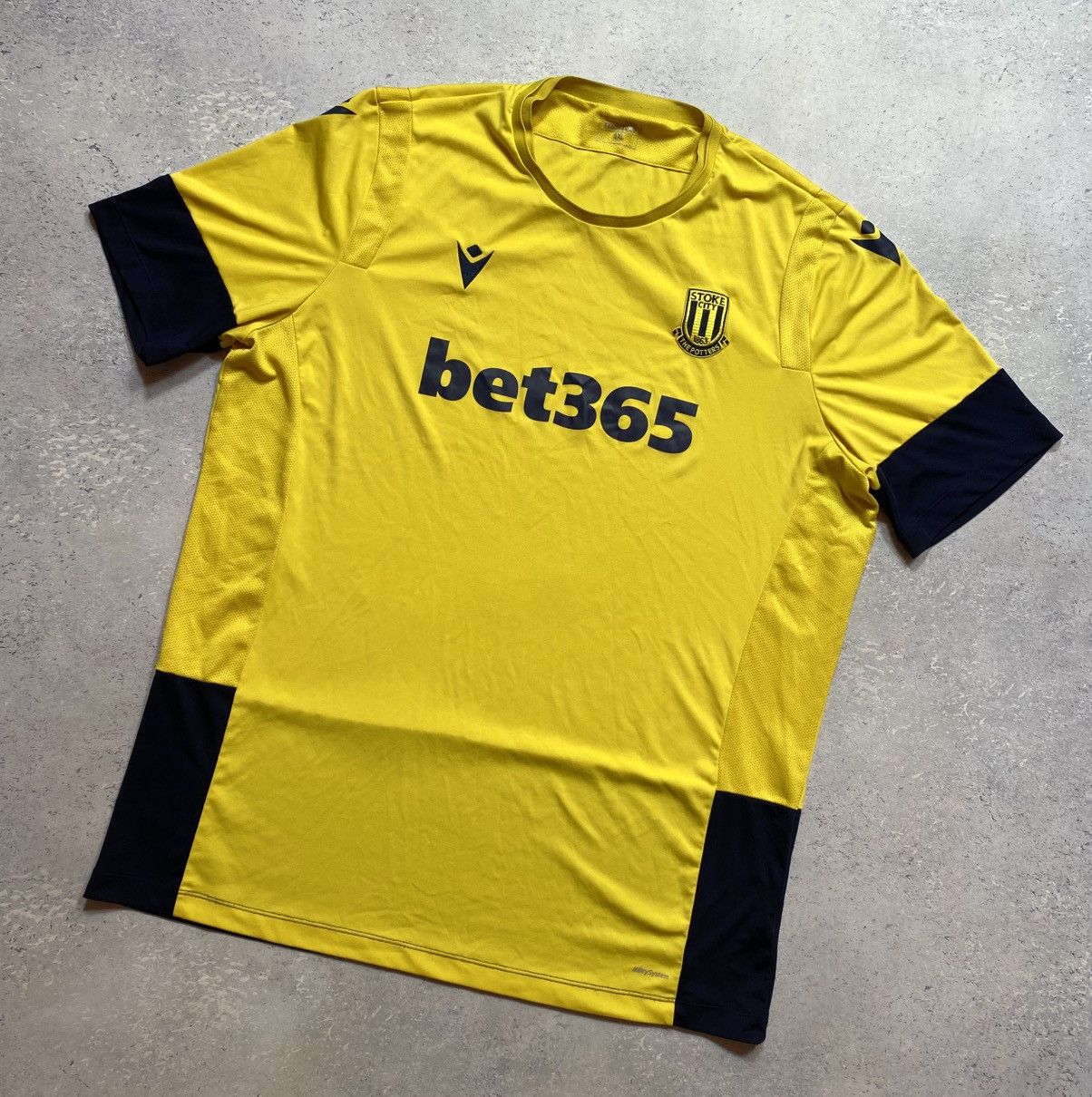 Macron Official third Stoke City 23/24 Macron Soccer Jersey Size US XXL / EU 58 / 5 - 2 Thumbnail