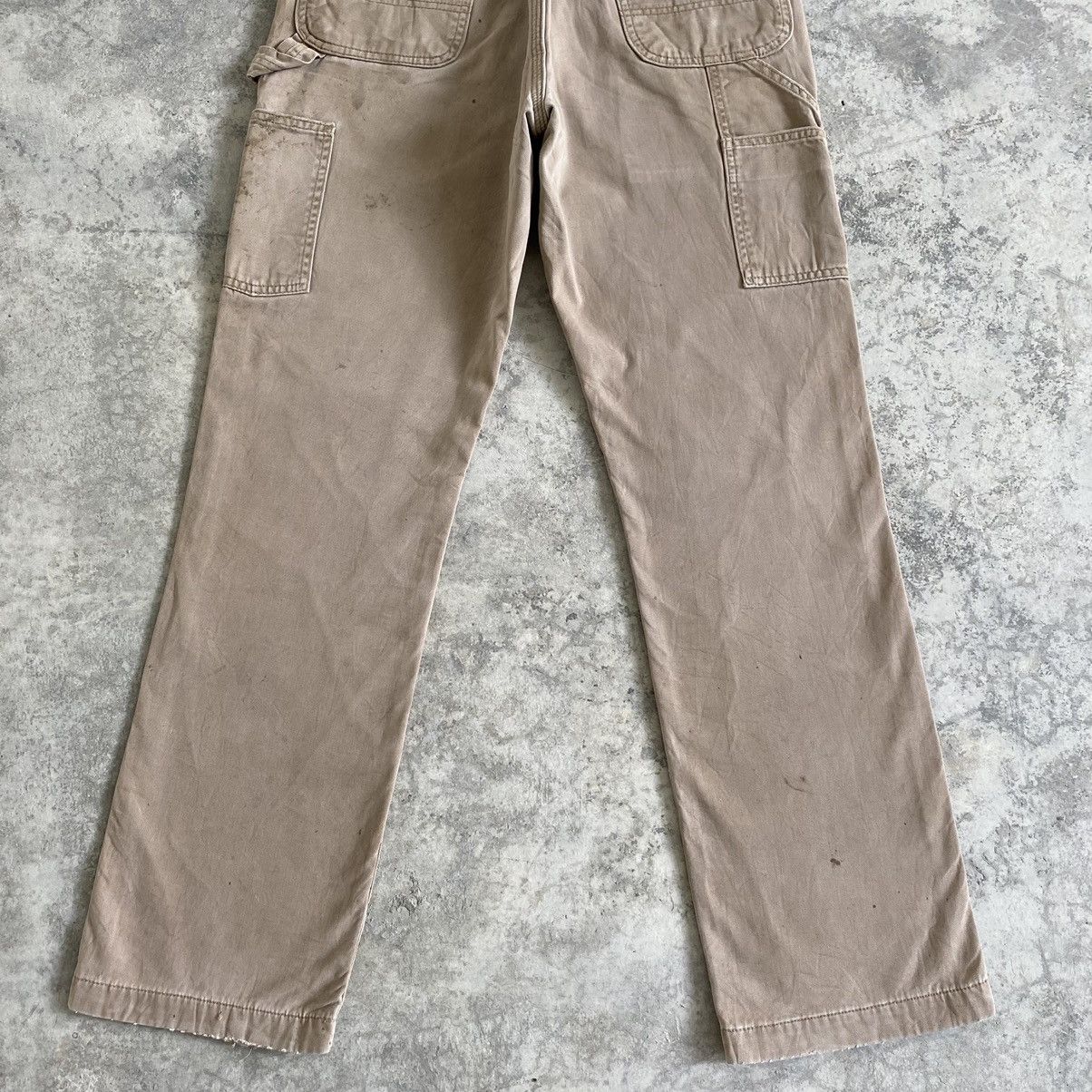 Carhartt Vintage Carhartt Blanket Lined Ripped Dirty Carpenter Pants Size US 29 - 17 Thumbnail