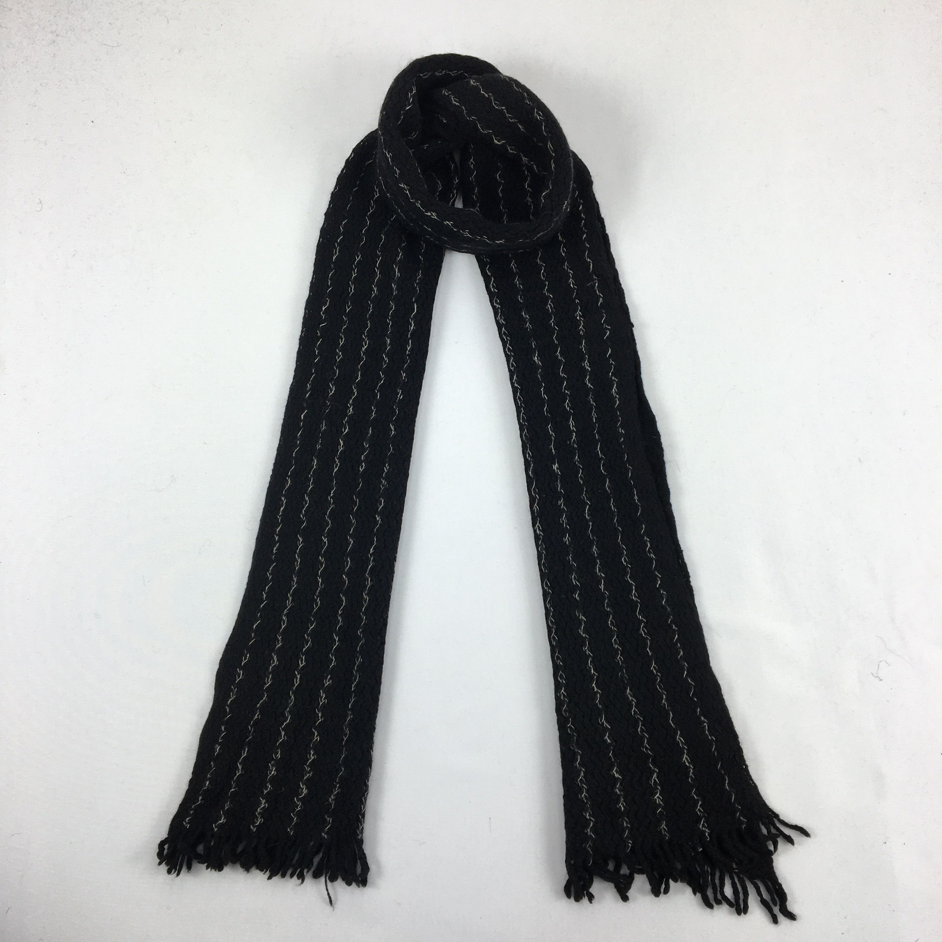 Vintage Emporio Armani Wool Scarf Muffler Cashmere Scarves