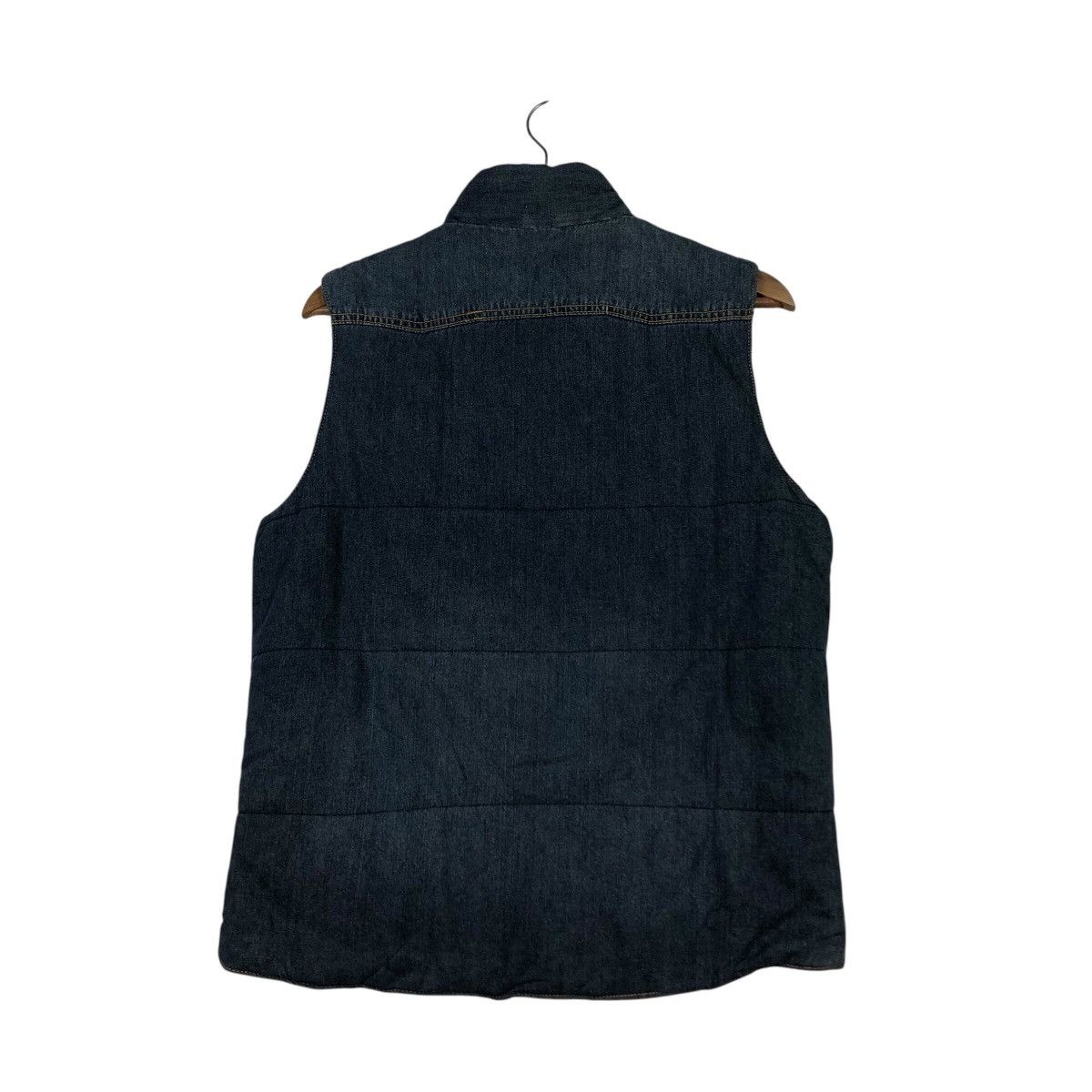 Japanese Brand Classic USA-Made Work Vest — Sanforized Denim Copper Buttons Size US M / EU 48-50 / 2 - 9 Thumbnail