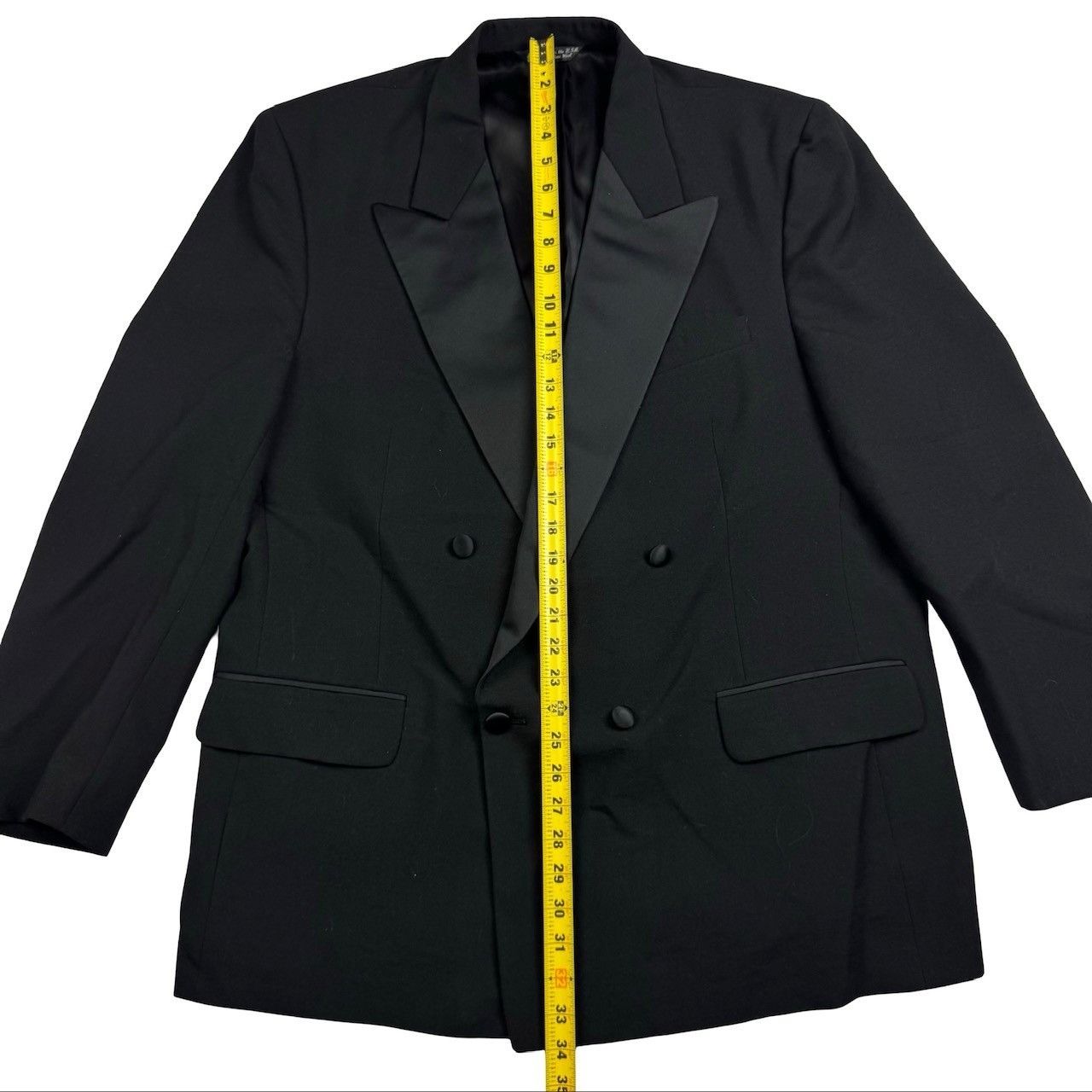 Burberry VTG Burberry Prorsum Men's Wool Double Breasted Tuxedo Blaze Size 46R - 6 Thumbnail