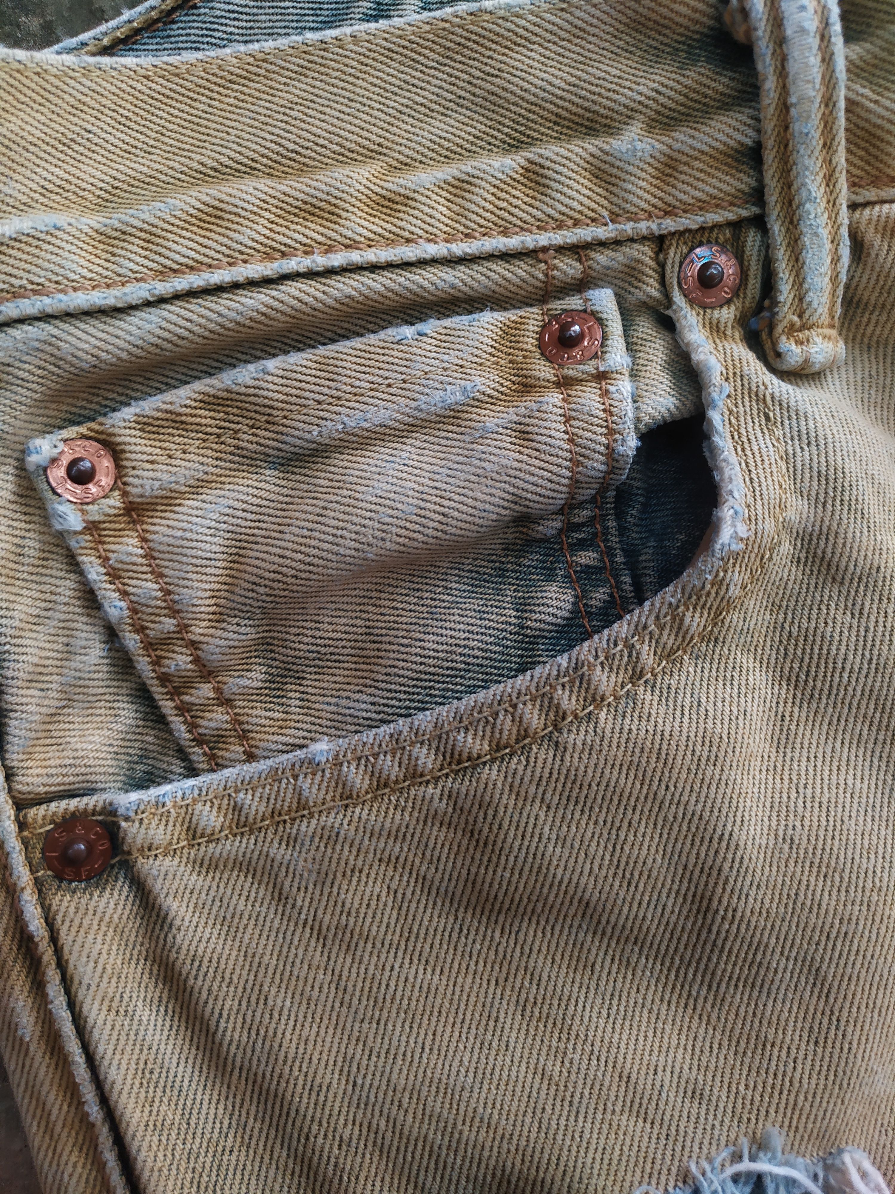 Levi's × Levi's Vintage Clothing Vintage Levi's 501 Mudwash Denim Size US 35 - 4 Thumbnail