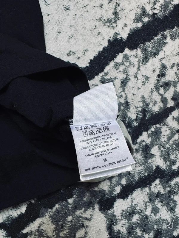 Off-White Vintage Offwhite t-shirt black logo white M Size US M / EU 48-50 / 2 - 6 Thumbnail