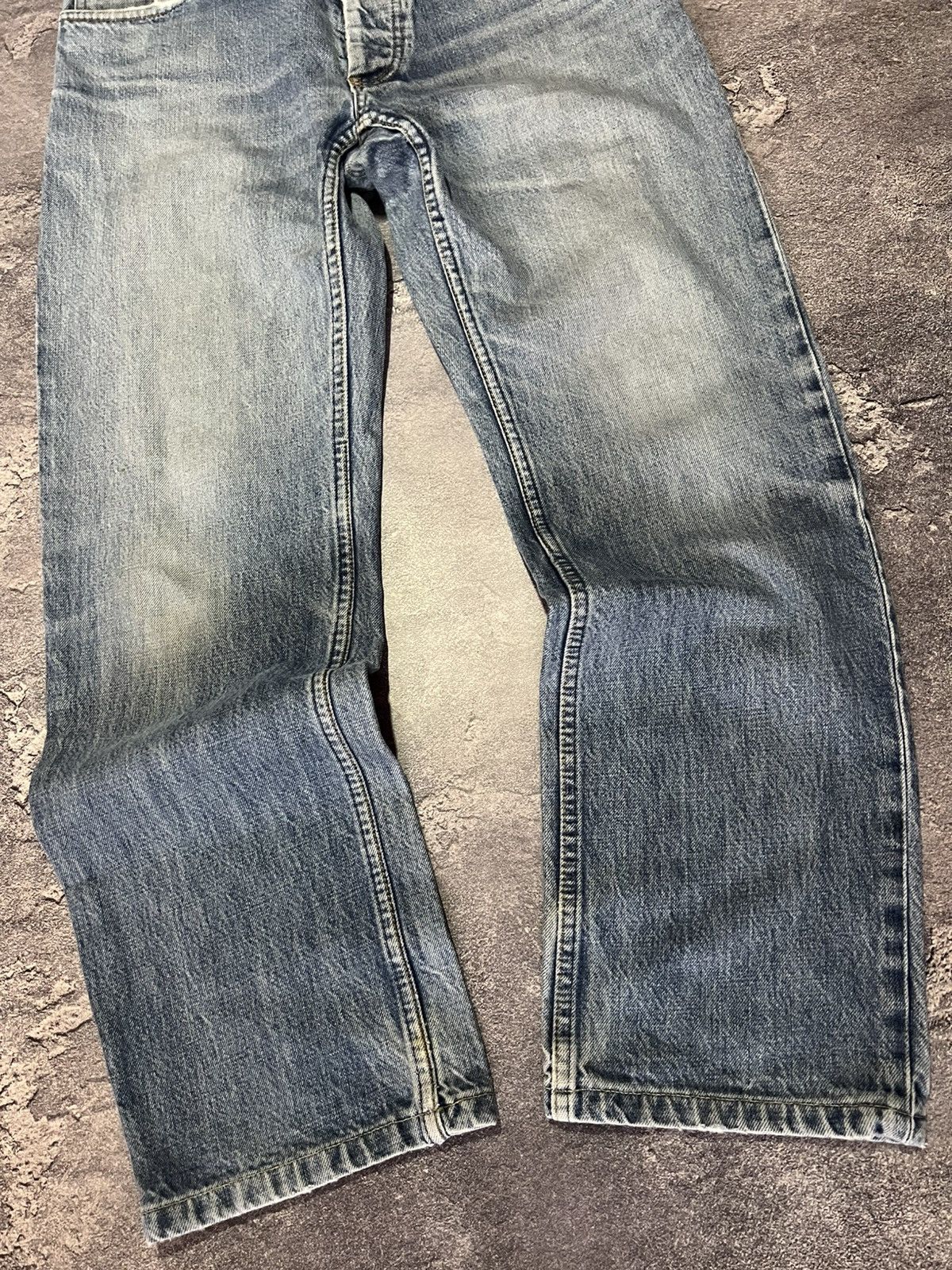 Helmut Lang Helmut Lang SS99 Jeans Classic Cut Washed Denim Distressed Size US 33 - 5 Thumbnail