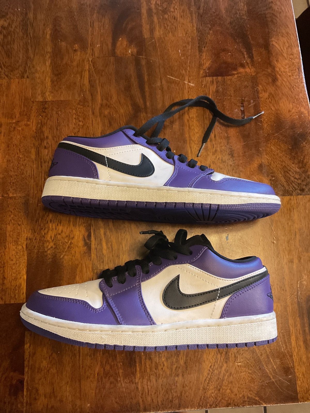 Nike Jordan 1 Low Court Purple Size US 7 / EU 40 - 5 Thumbnail