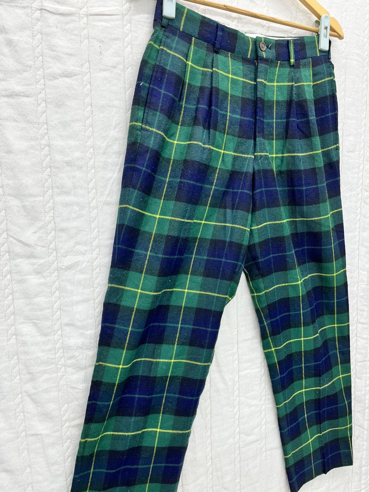 Beams Plus × Japanese Brand ARCHIVE🔥BEAMS WOOL TARTANS PANTS Size 27" / US 4 / IT 40 - 2 Thumbnail
