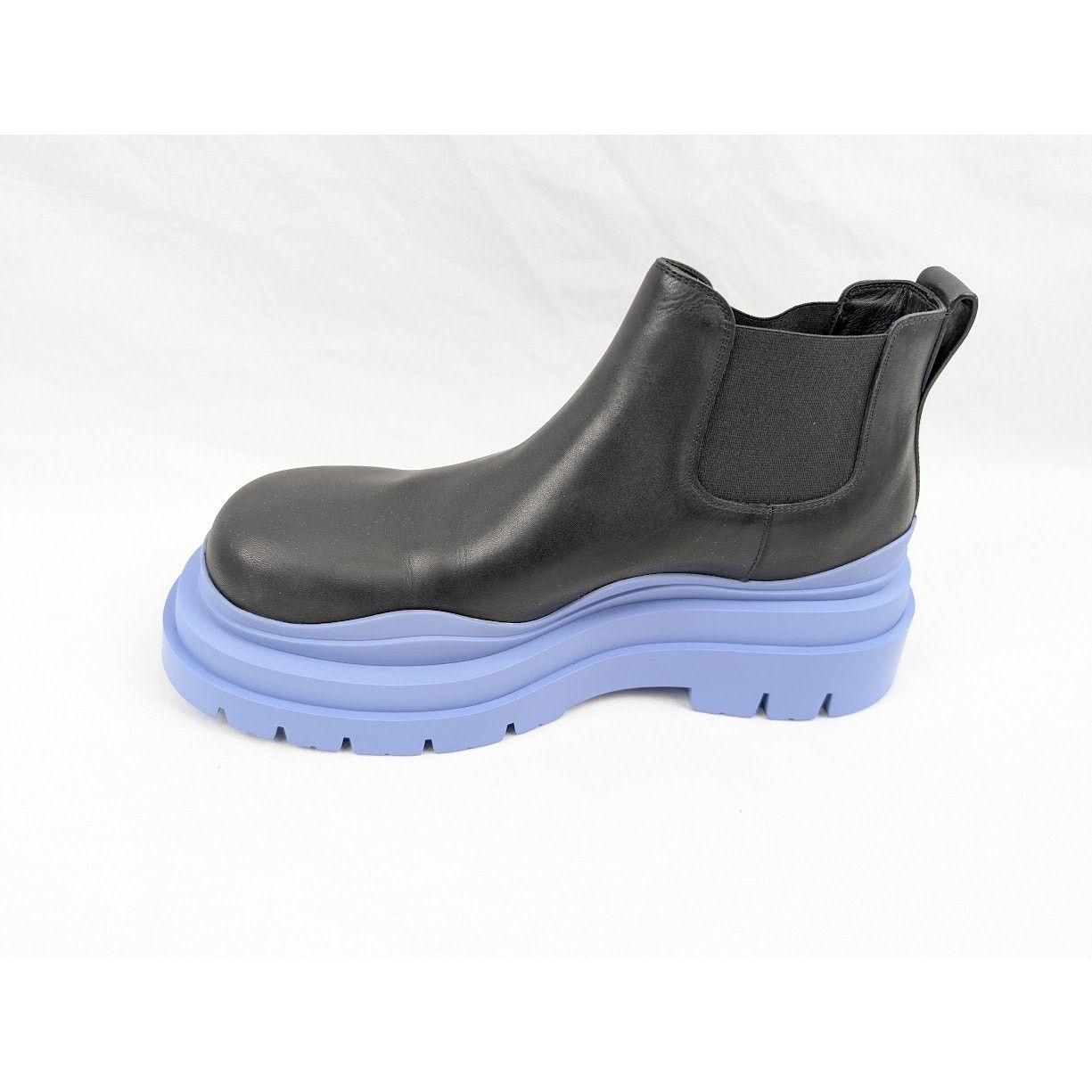 Bottega Veneta o1rshd1 Military Calf The Tire Boots in Black/Purple Size US 11 / EU 44 - 8 Thumbnail