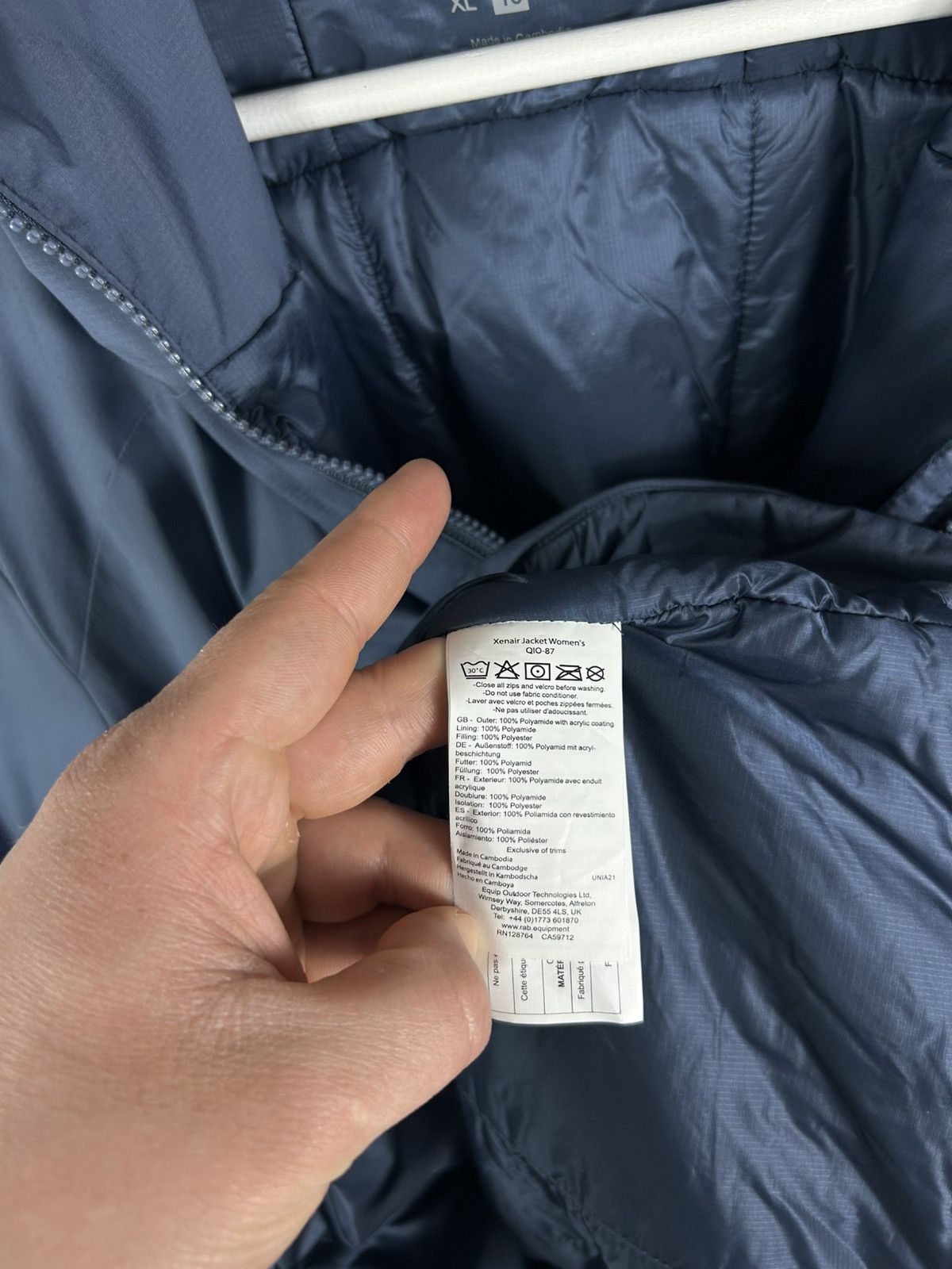 Rab RAB Xenair Primaloft Pertex Quantum Air Jacket Women’s XL Size XL / US 12-14 / IT 48-50 - 11 Thumbnail