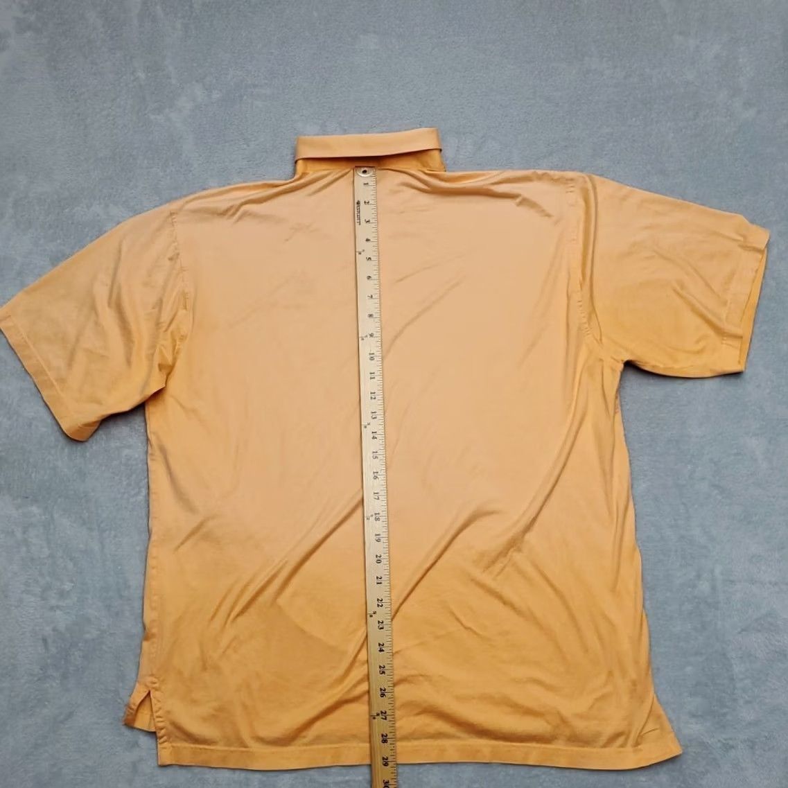 Peter Millar VTG Peter Millar Polo Shirt Mens XL Orange Red Striped 100% Cotton Golf Casual Polo Shirt Mens XL Orange Red Size US XL / EU 56 / 4 - 6 Thumbnail