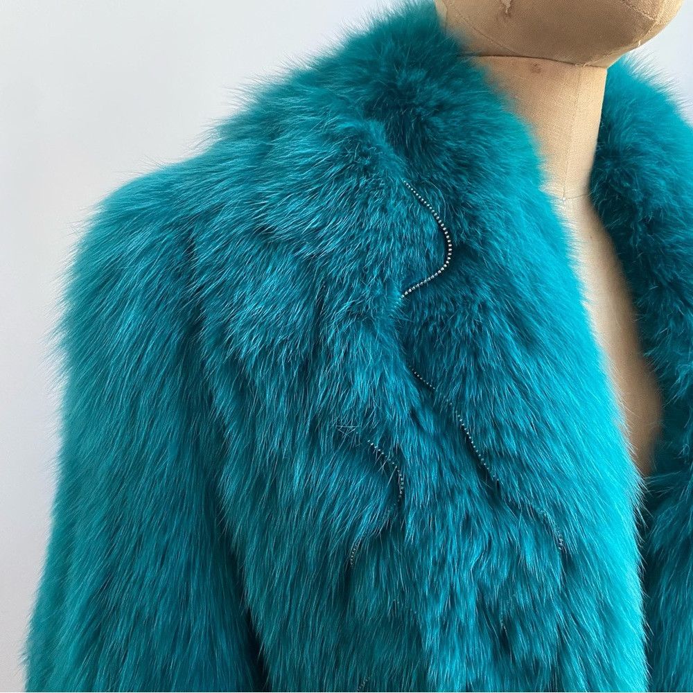 Roberto Cavalli Vintage ROBERTO CAVALLI Dyed Arctic Fox Fur Size M / US 6-8 / IT 42-44 - 3 Thumbnail