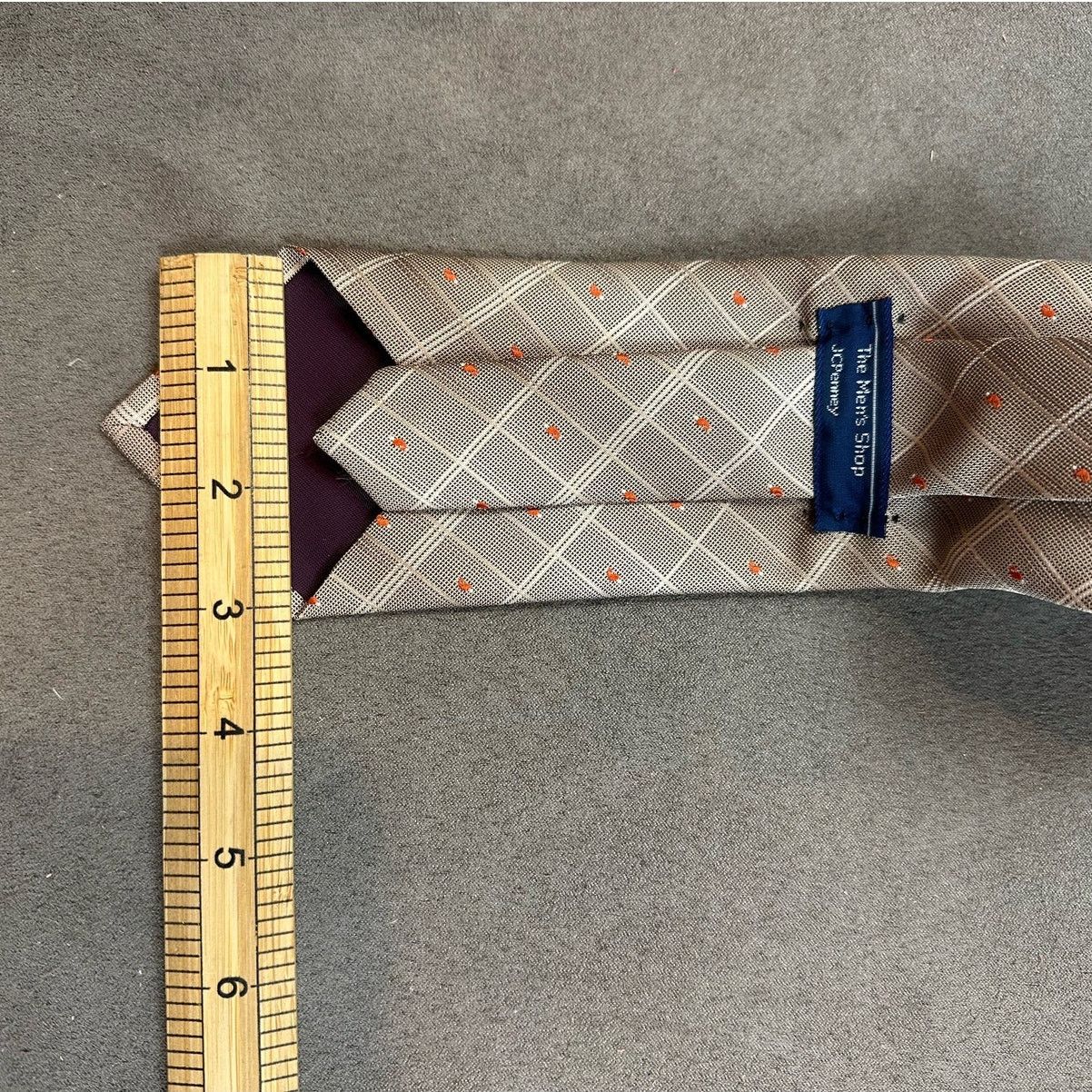 Other Vintage Neck Tie JC Penney Men's Shop 70s 80s Western Size ONE SIZE - 6 Thumbnail