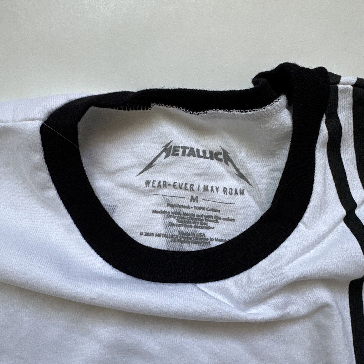 Metallica Metallica pop up exclusive 2025 world tour ringer tee Size US M / EU 48-50 / 2 - 2 Thumbnail