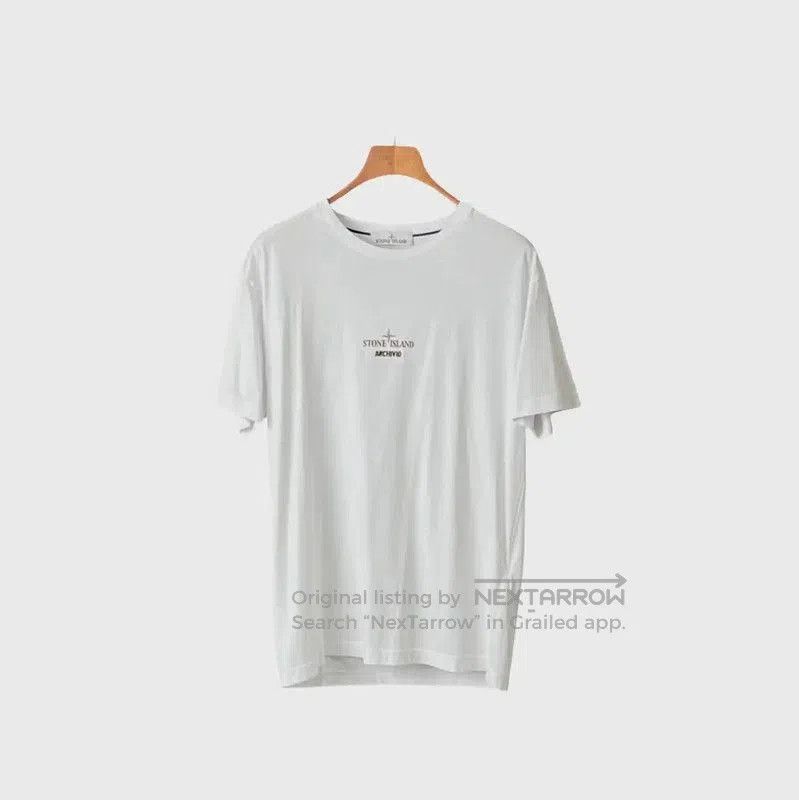 Stone Island Stone Island White Cotton Short Sleeve T-Shirt . Size S / US 4 / IT 40 - 1 Thumbnail