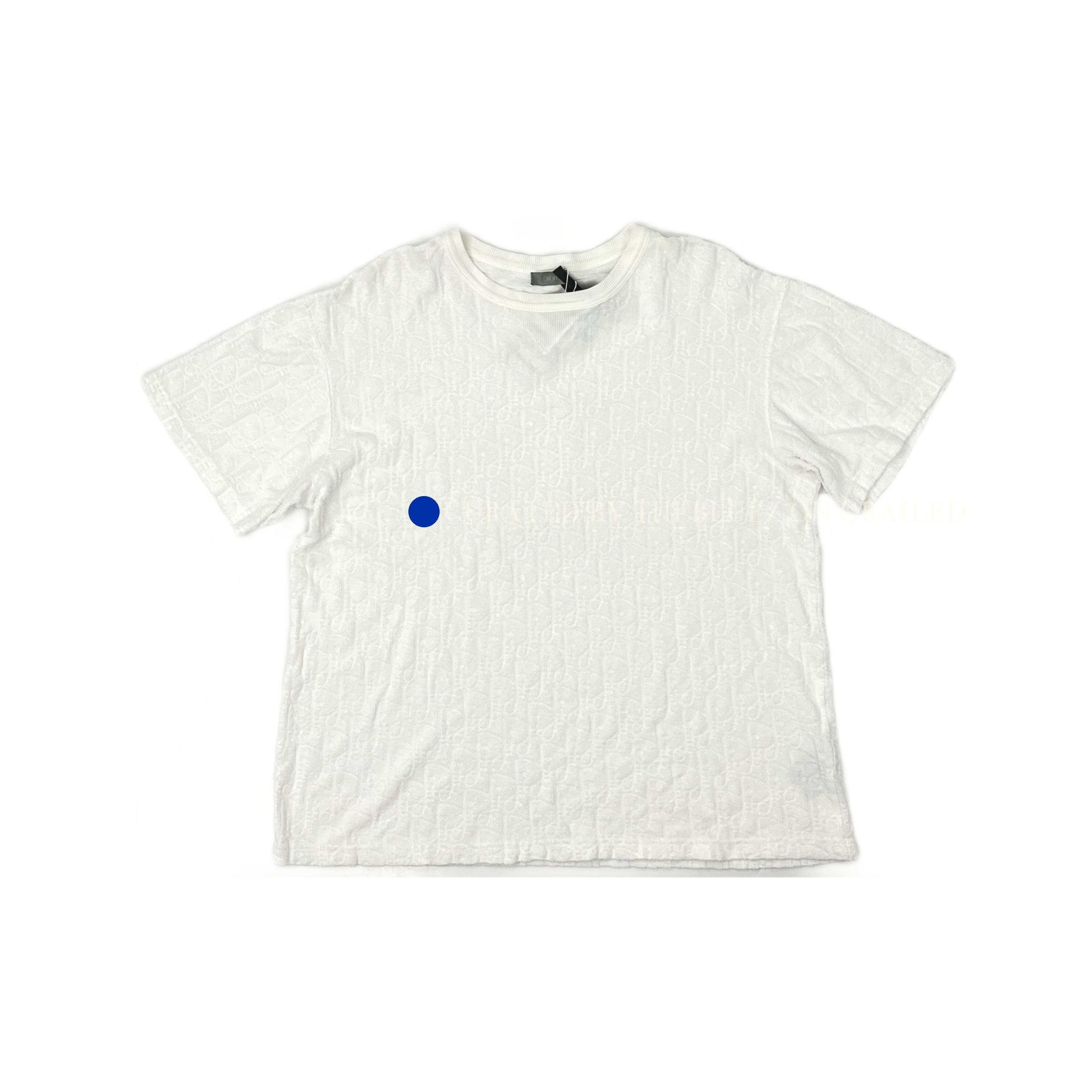 Dior Classic White Cotton T-Shirt in Size L Size US L / EU 52-54 / 3 - 1 Thumbnail