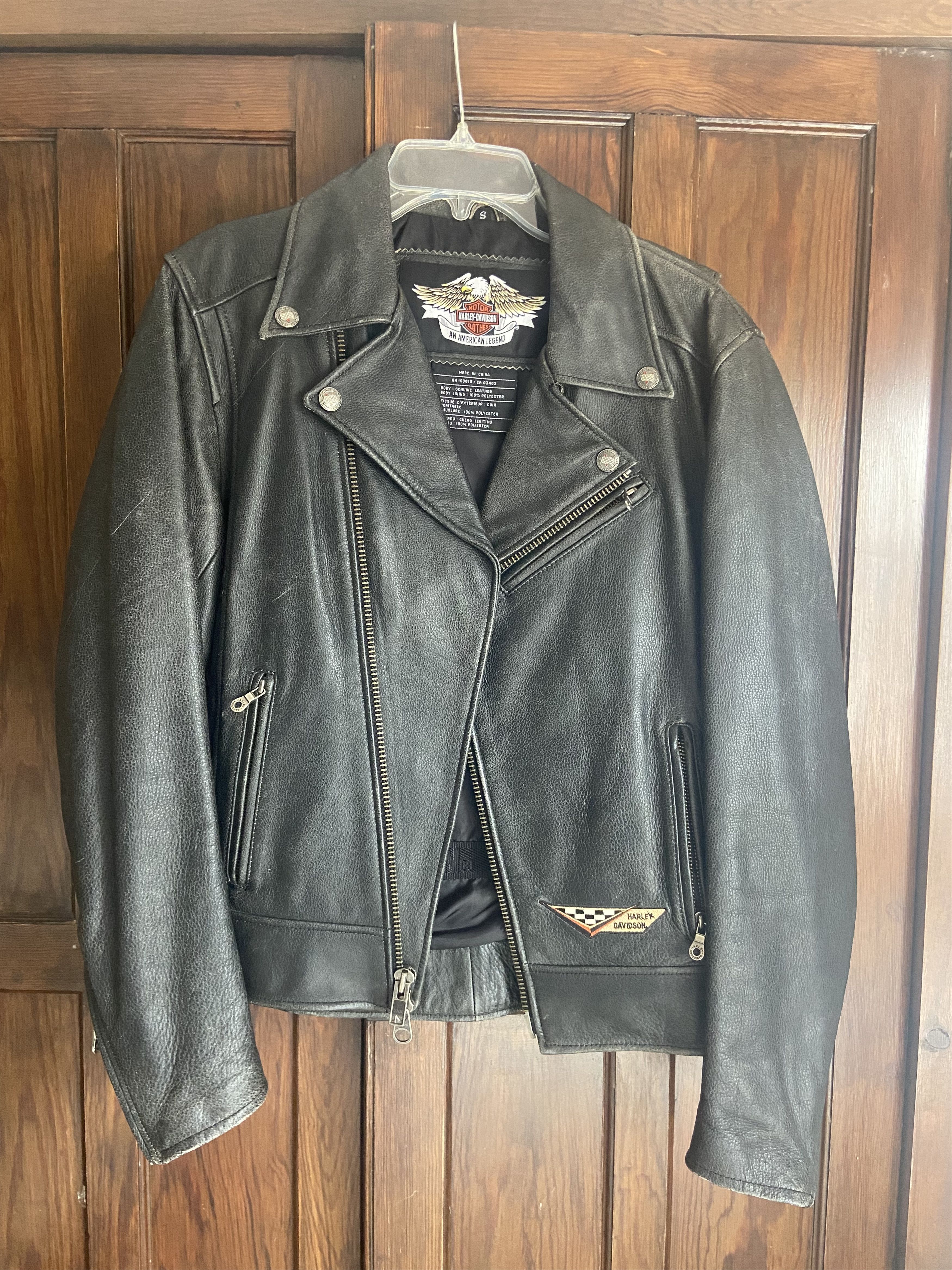 Harley Davidson Harley Davidson Road Hog Leather Motorcycle Jacket Size US S / EU 44-46 / 1 - 8 Thumbnail