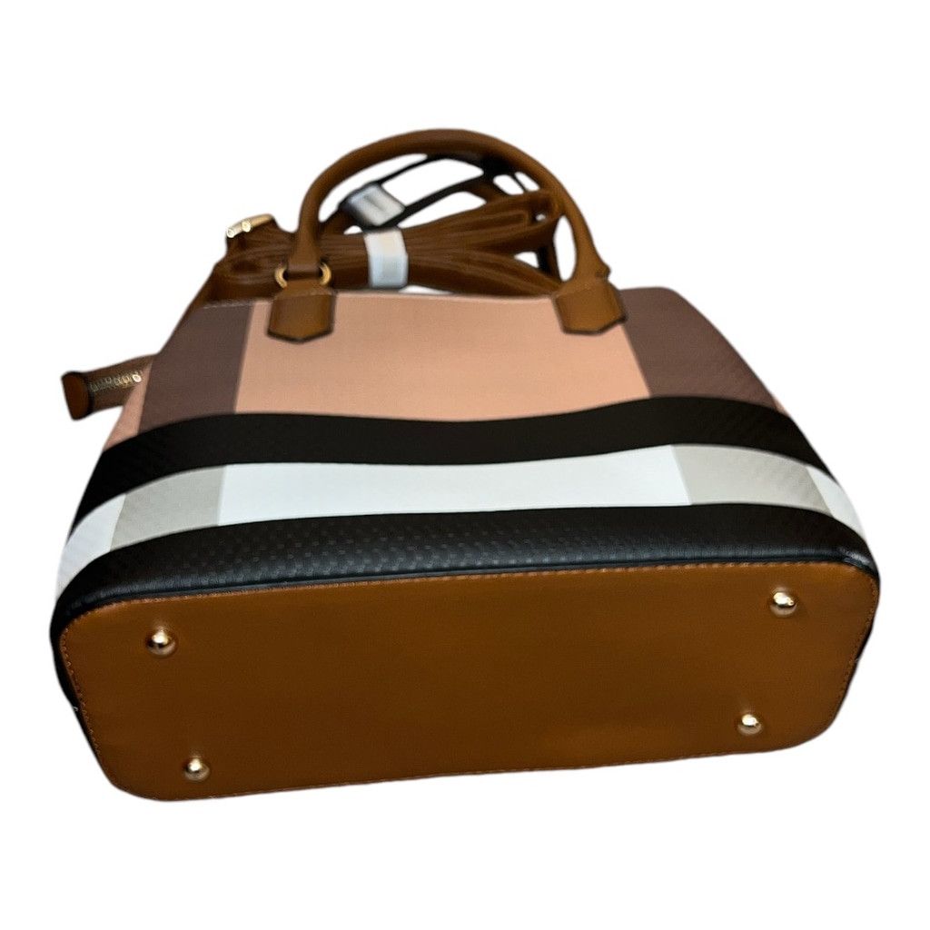 Other Deluxity Brown Black Plaid Tote Bag Size ONE SIZE - 2 Thumbnail