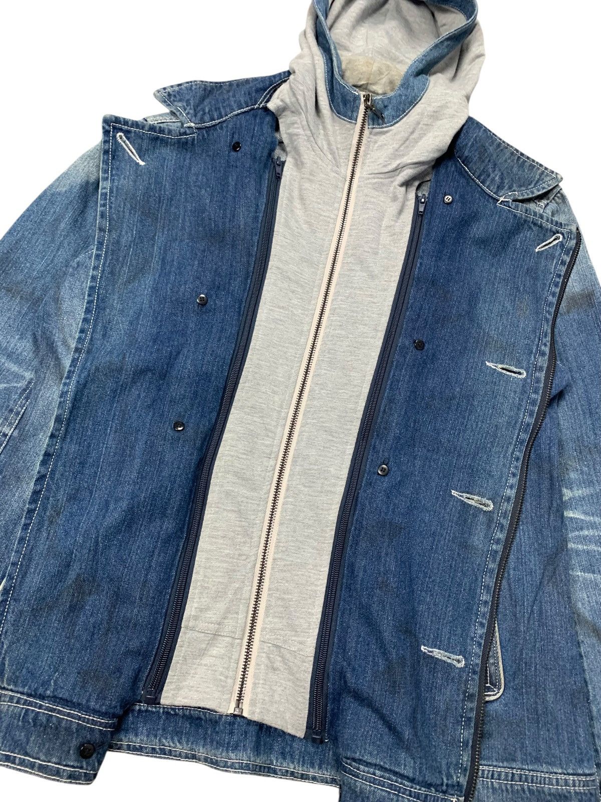 semanticdesign Semantic design x in the attic denim jacket hoded Size US L / EU 52-54 / 3 - 5 Thumbnail
