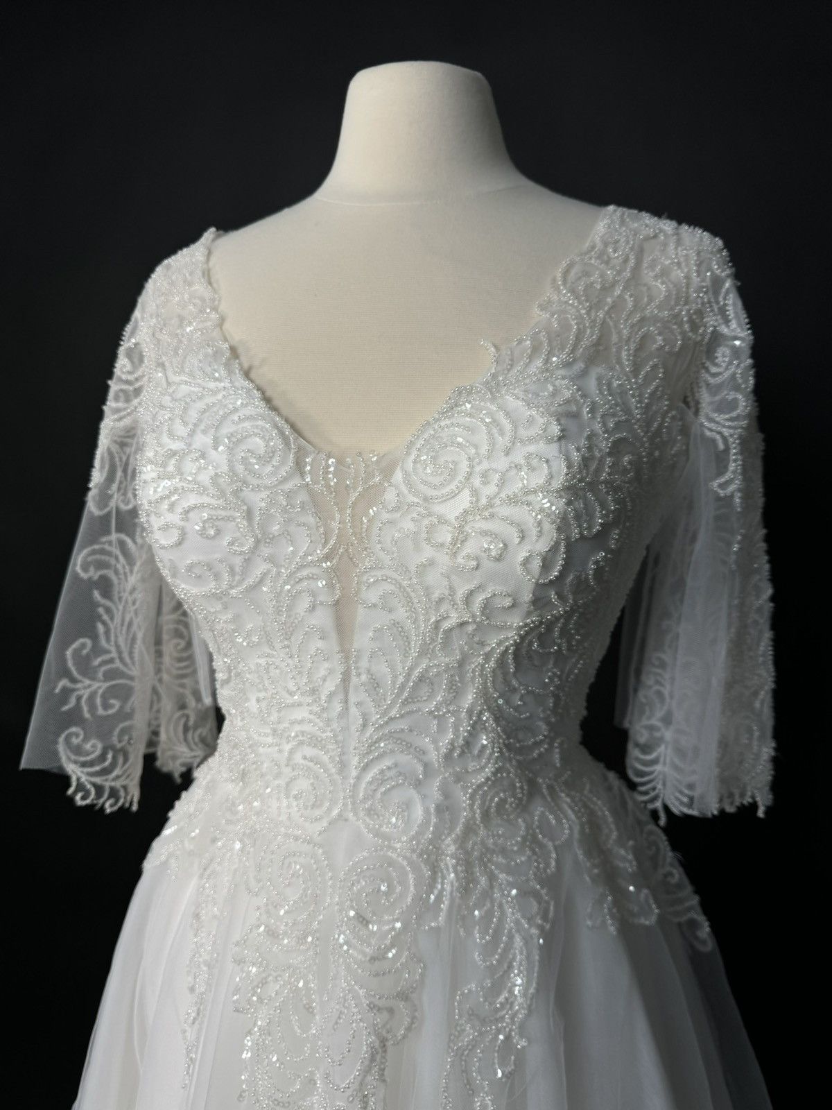Other Brand New US 10 Anna Augusta Maxi Bridal Gown Size L / US 10 / IT 46 - 4 Thumbnail