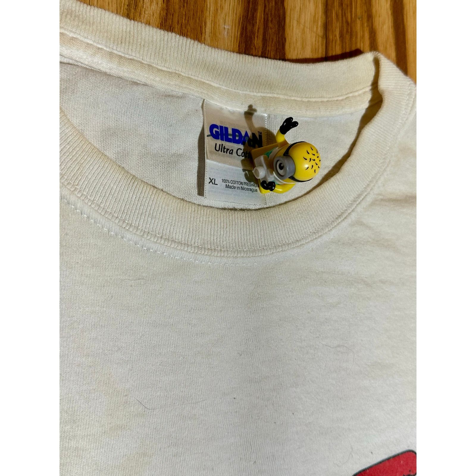 Gildan D.A.R.E To Resist Drugs N Violence MN Police White Tshirt Size US XL / EU 56 / 4 - 4 Thumbnail