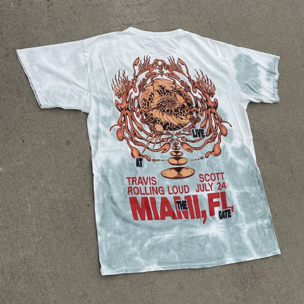 Travis Scott Rare travis scott rolling loud miami merch t shirt tie dye Size US M / EU 48-50 / 2 - 9 Thumbnail