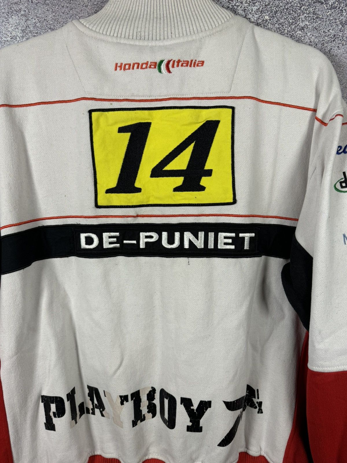Formula 1 × Honda × Vintage Honda Gresini Racing Patches Zip Hooded F-1 Team Playboy L Size US L / EU 52-54 / 3 - 14 Thumbnail
