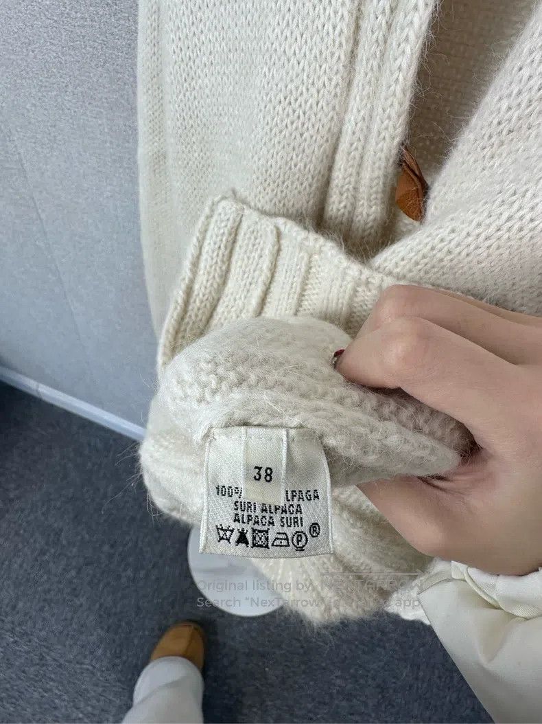 Hermes Hermes Beige Open Cardigan Sweater Size XS / US 0-2 / IT 36-38 - 4 Thumbnail
