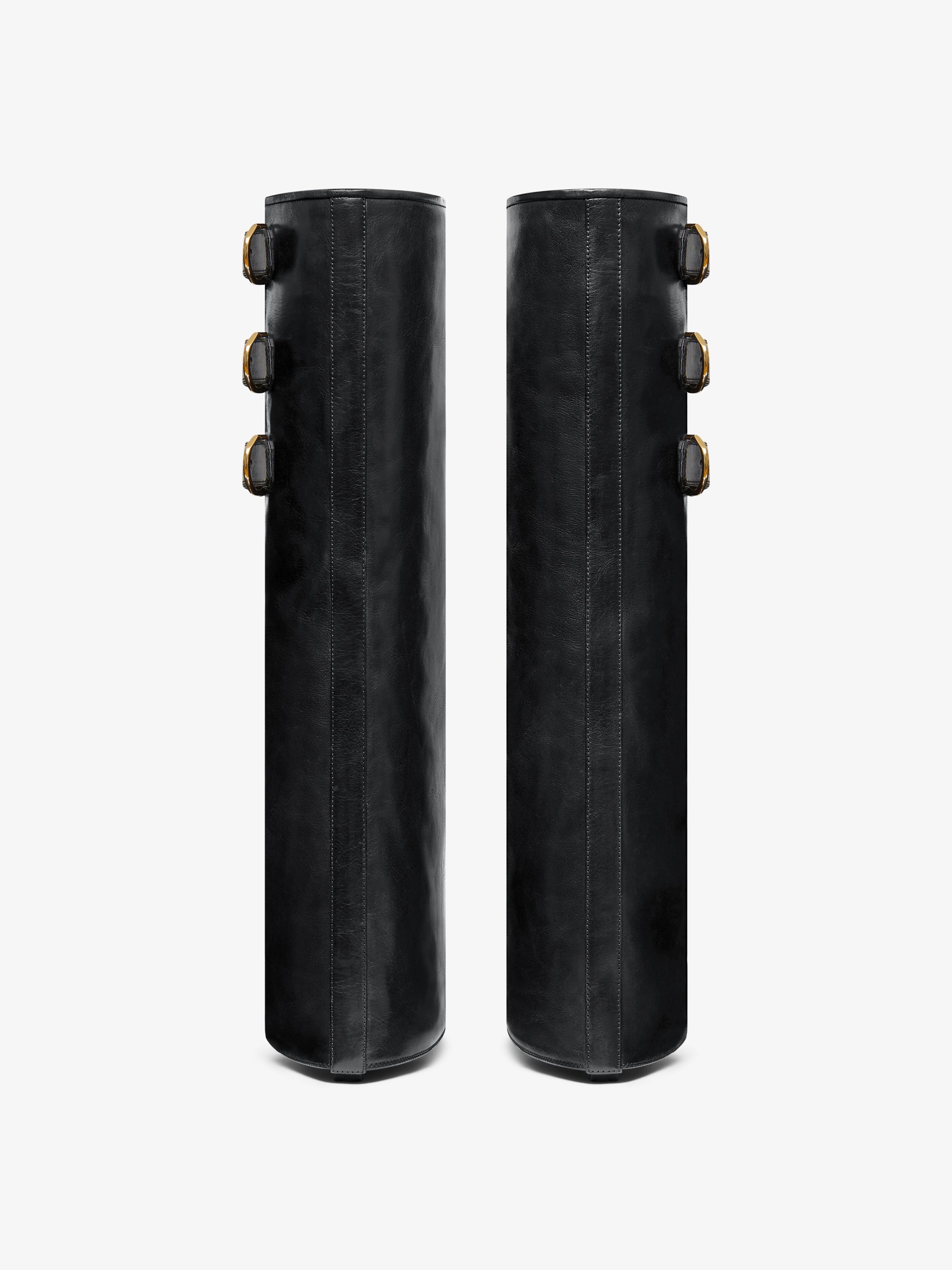 Givenchy oc11z0725 Shark Lock Boots in Black Size US 9 / IT 39 - 6 Thumbnail