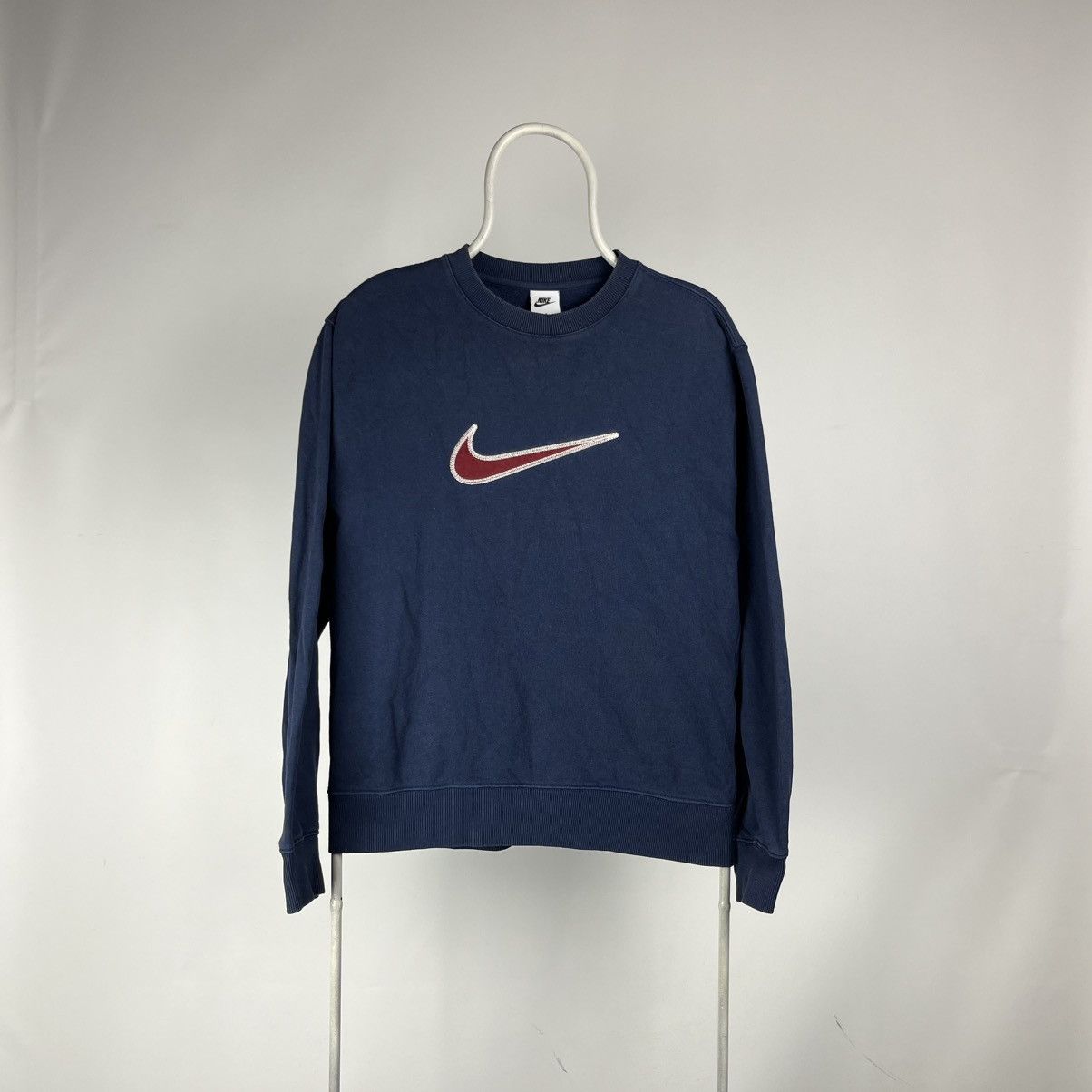 Nike Nike sweatshirt washed big swoosh size Large Size US L / EU 52-54 / 3 - 1 Thumbnail