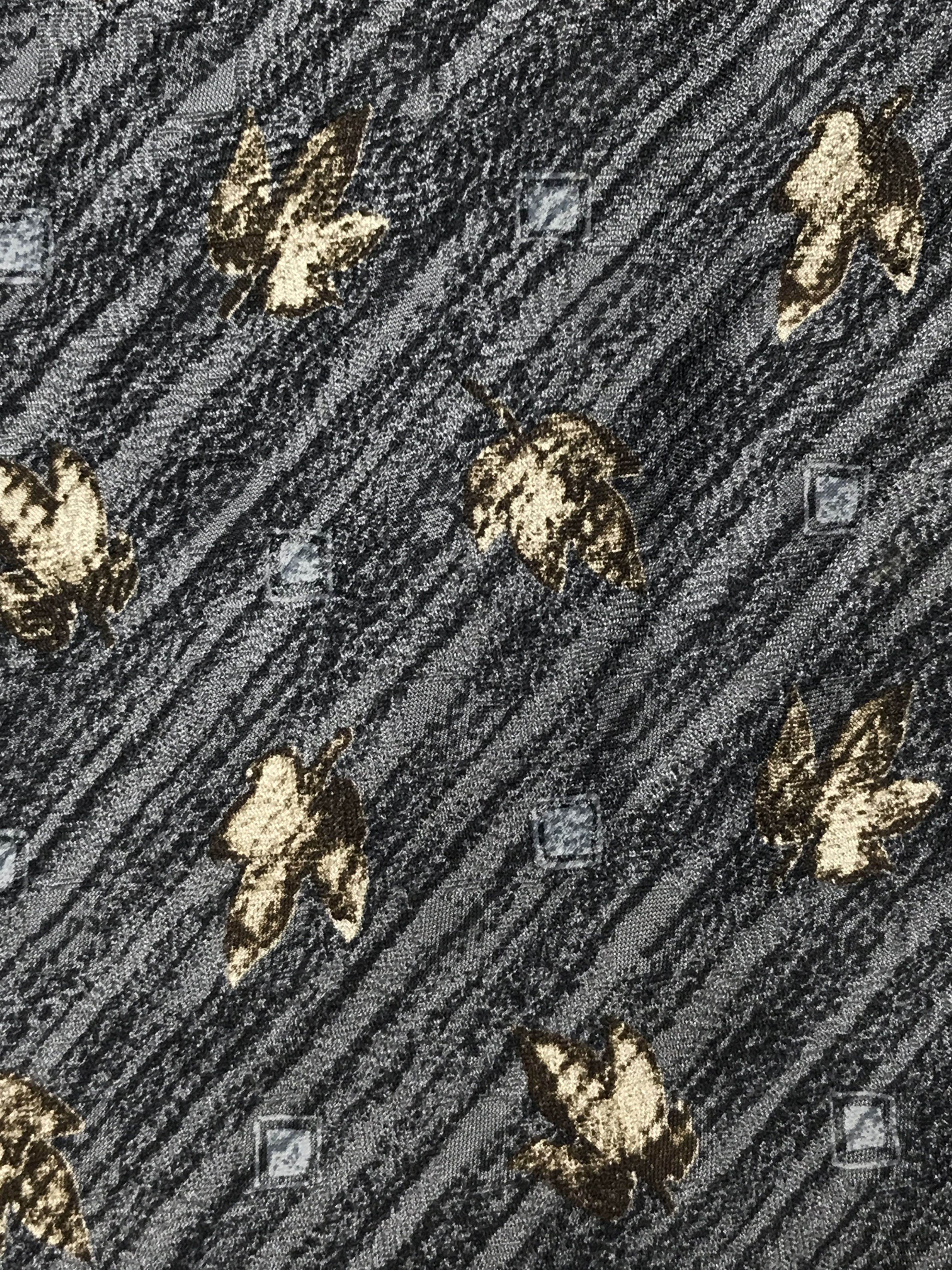 Courreges × Vintage Vintage Courreges Silk Necktie Size ONE SIZE - 5 Thumbnail