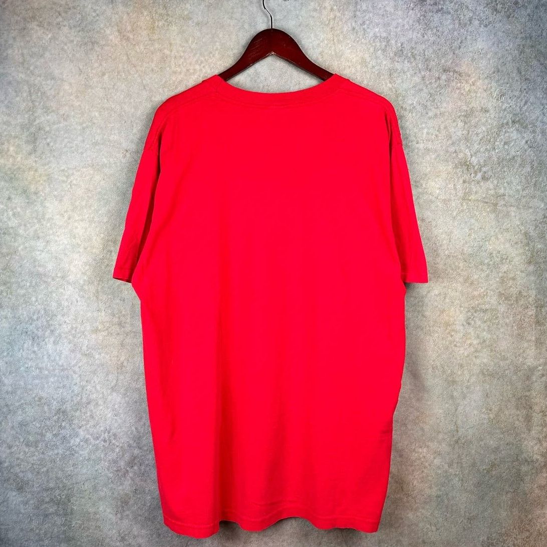 Changes × DC Comics × Vintage Vintage 90s The Flash Logo T Shirt XL DC Comics Red Retro Size US XL / EU 56 / 4 - 3 Thumbnail