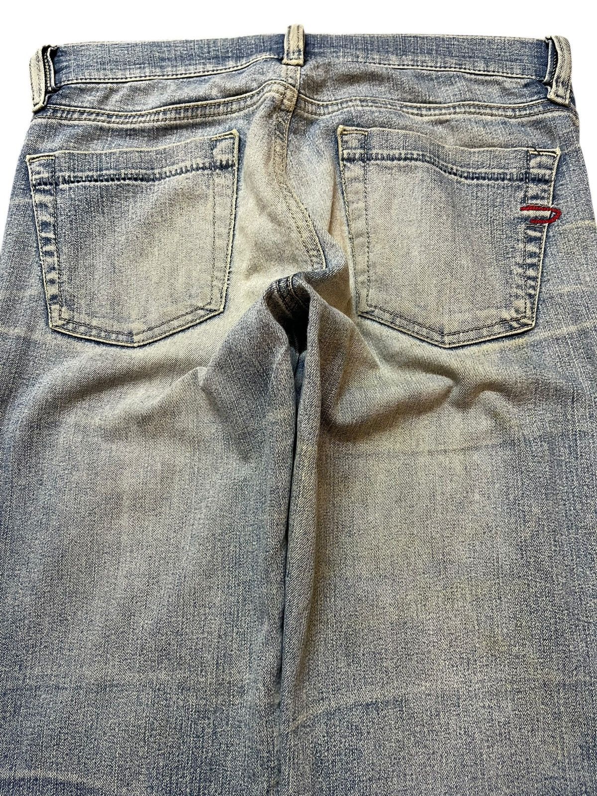 Diesel Vintage Diesel Industry Mud Wash Faded Style Wide Leg Jeans Size US 28 / EU 44 - 6 Thumbnail
