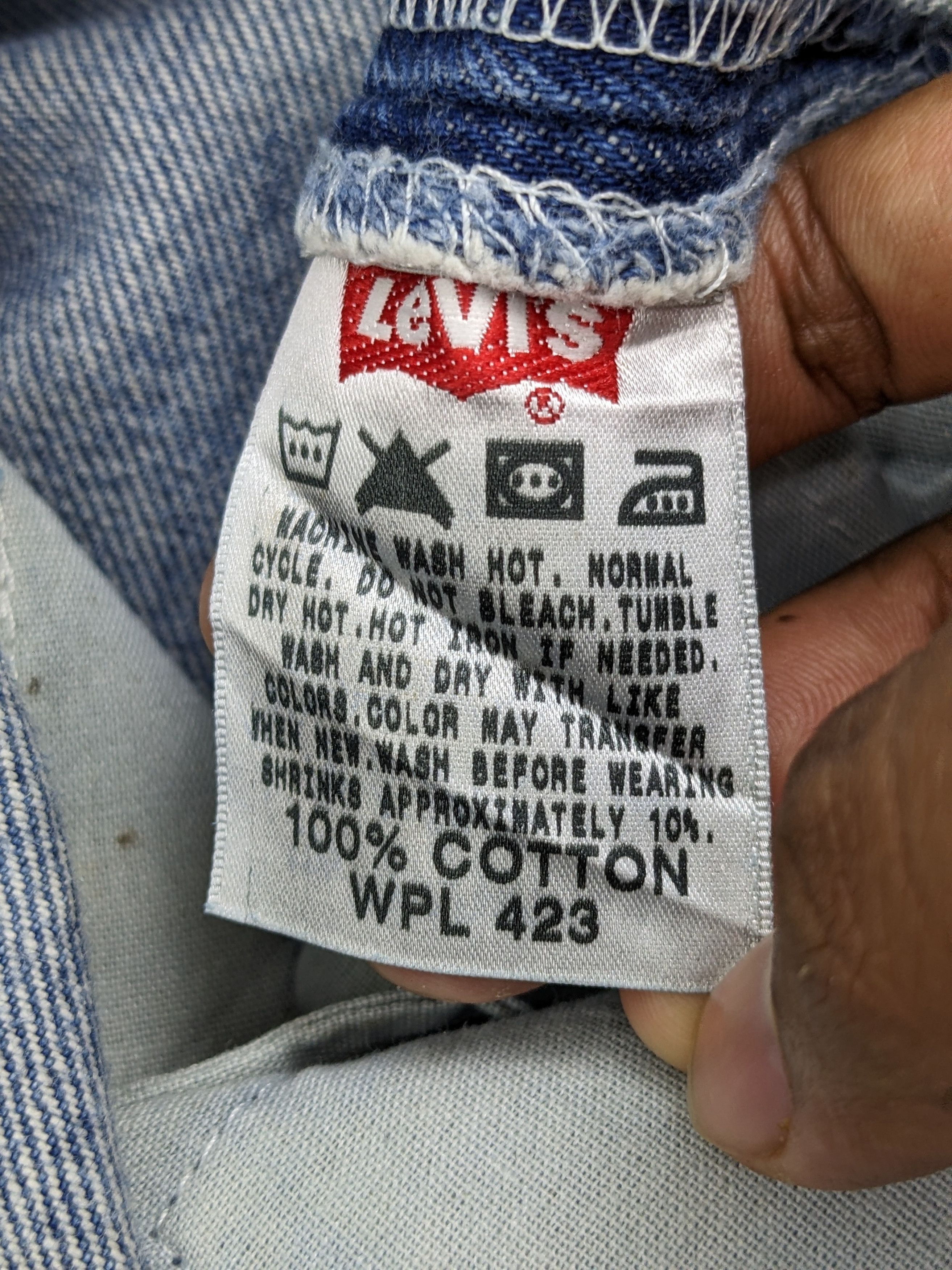 Levi's × Vintage Vintage Levi's 501 Faded Blue Denim DJ0018Z Size US 39 - 7 Thumbnail