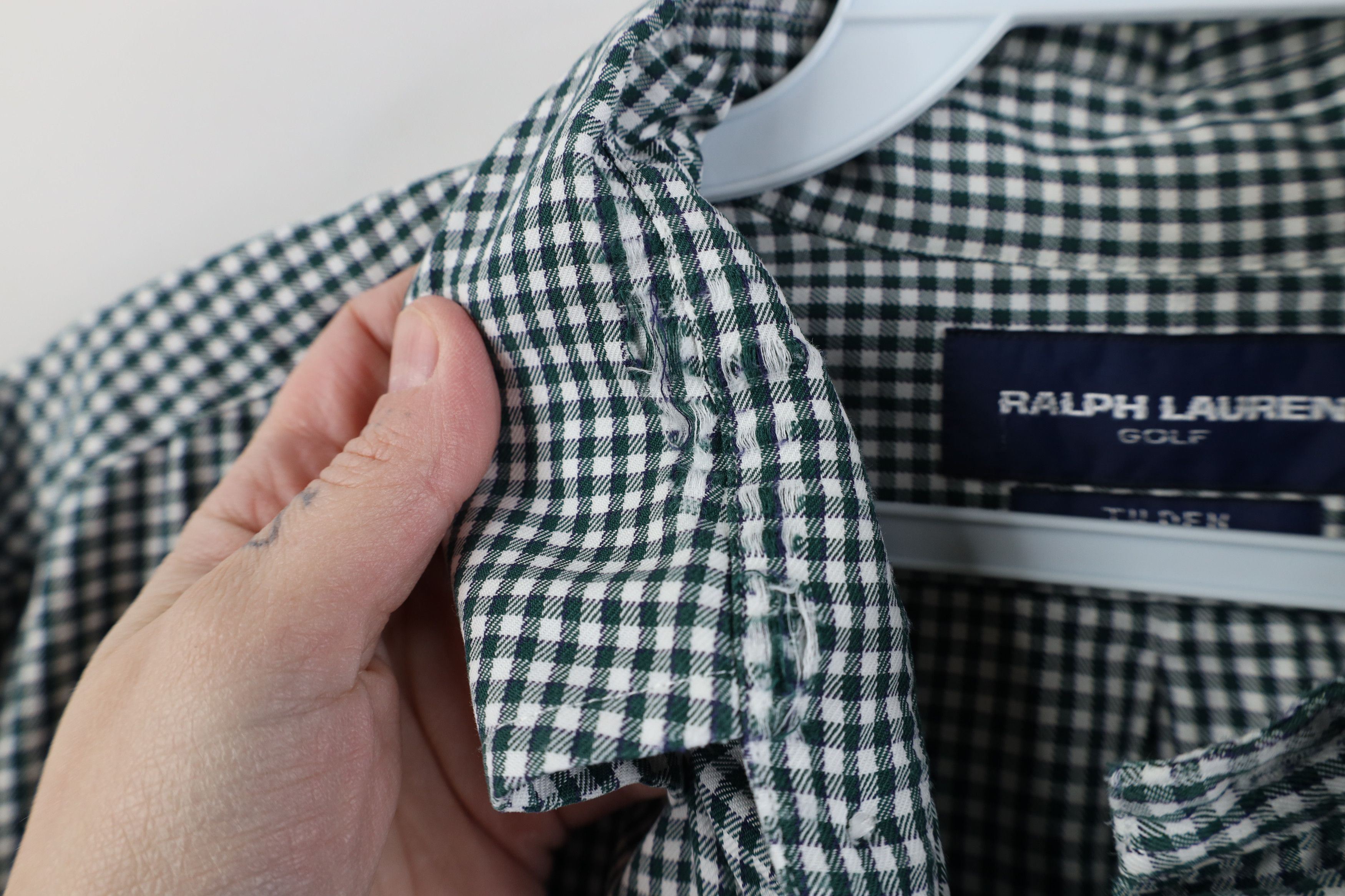 Ralph Lauren Vintage 90s Y2K Polo Golf Ralph Lauren Button Shirt Plaid Size US L / EU 52-54 / 3 - 5 Thumbnail