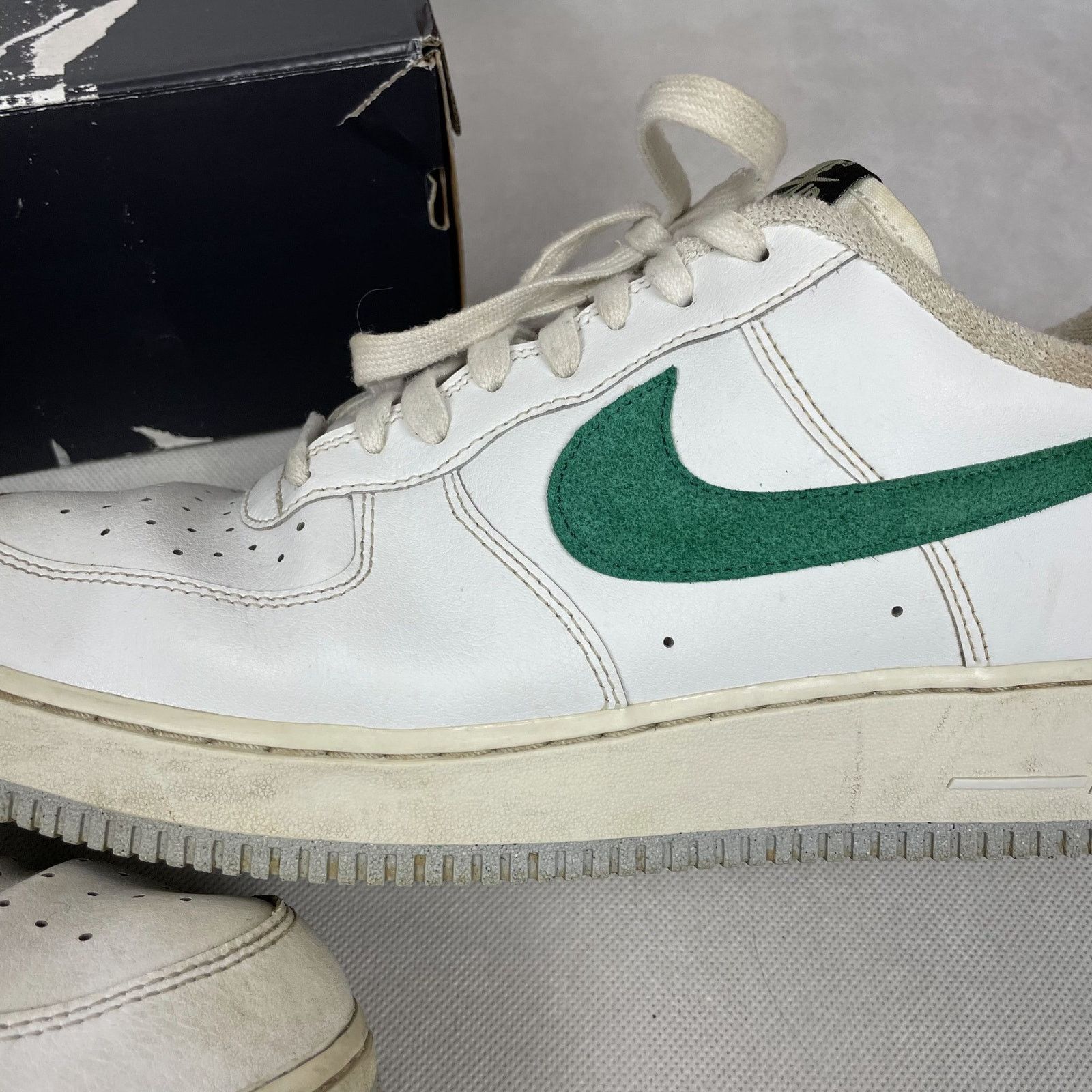 Nike Nike Air Force 1 07 DR8593-100 Men's White Leather Shoes 12 Size US 12 / EU 45 - 7 Thumbnail