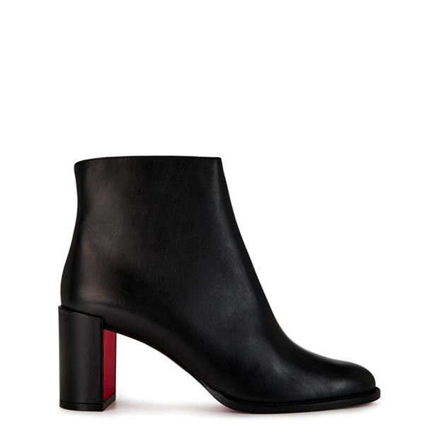Christian Louboutin Adoxa 70mm Leather Boots Size US 7 / IT 37 - 1 Thumbnail