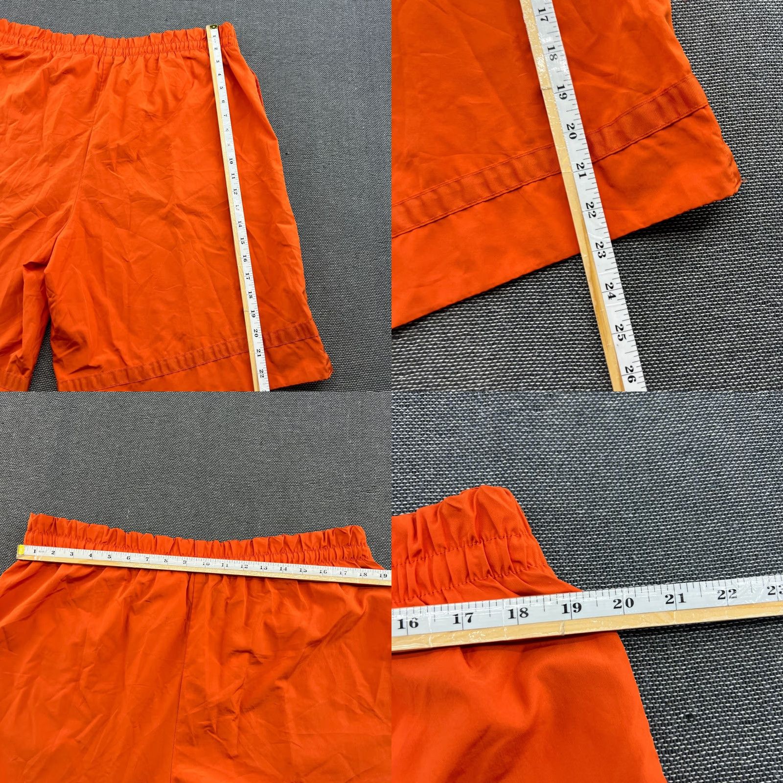 Nike Nike Agassi Mens Tennis Shorts Large Orange Vintage VTG Y2K Swoosh Athletic Casual Activewear Shorts Size US 33 - 8 Thumbnail