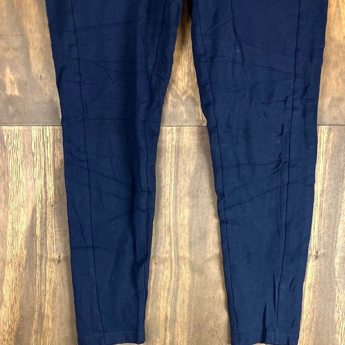 Loft VINTAGE LOFT Womens Pants Navy Blue Pull On Mid Rise Skinny Leggings Stretch Small Size 28" / US 6 / IT 42 - 3 Thumbnail