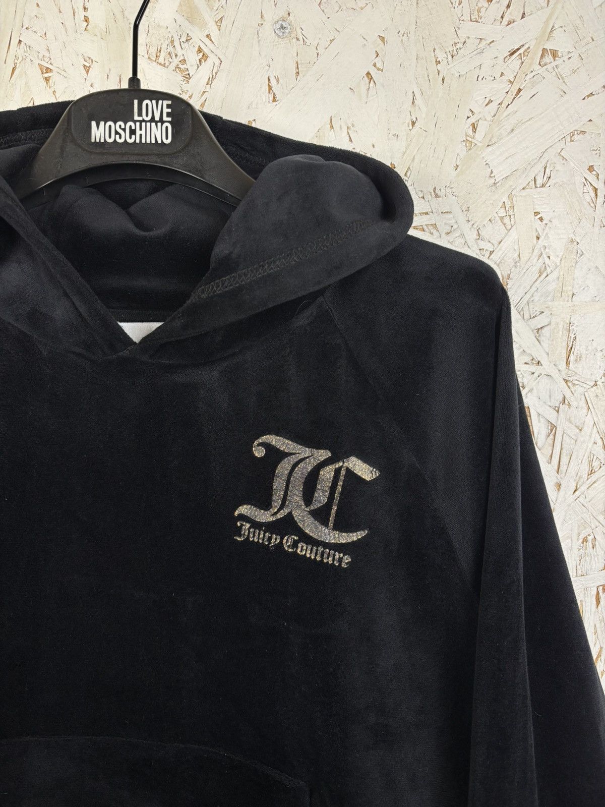 Juicy Couture Juicy Couture Logo Velvet Velour Hoodie ~XS/S Size XS / US 0-2 / IT 36-38 - 2 Thumbnail