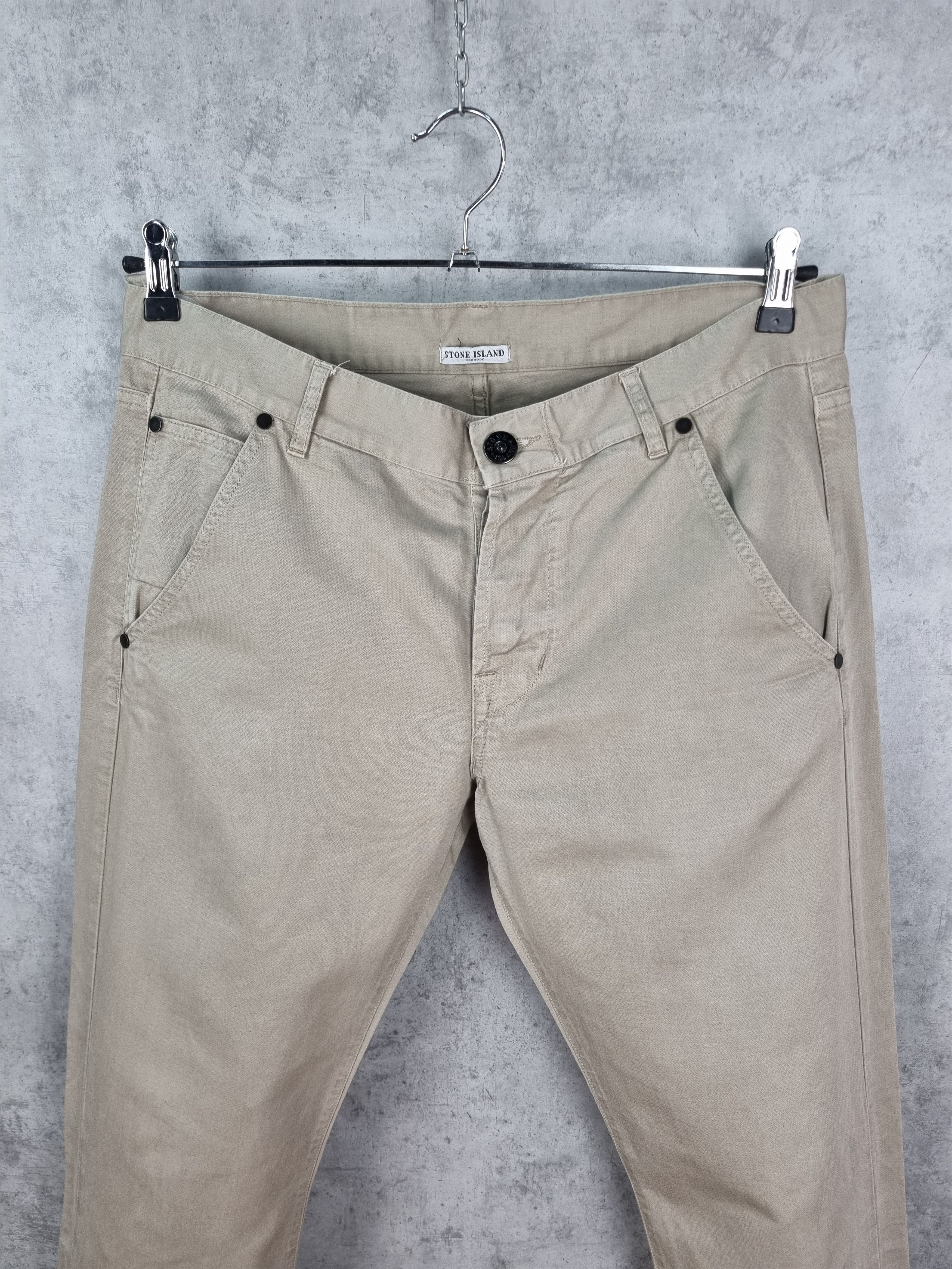 Stone Island × Vintage Stone Island Casual Light Fabrics Cotton Pant Size US 32 / EU 48 - 4 Thumbnail