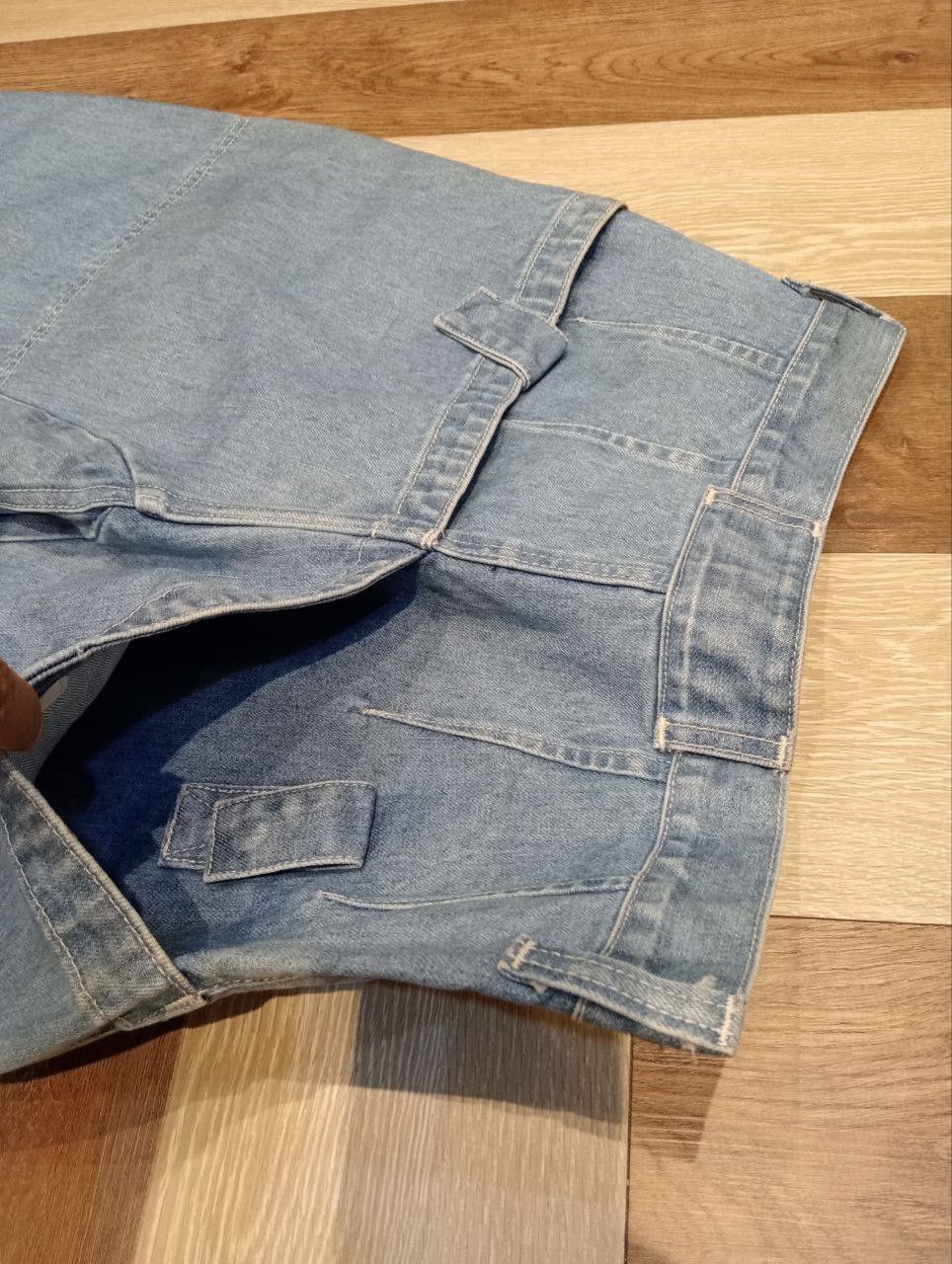 Issey Miyake RARE ZUCCA BY ISSEY MIYAKE BALLOON BAGGY BLUE DENIM PANTS Size US 31 - 14 Thumbnail