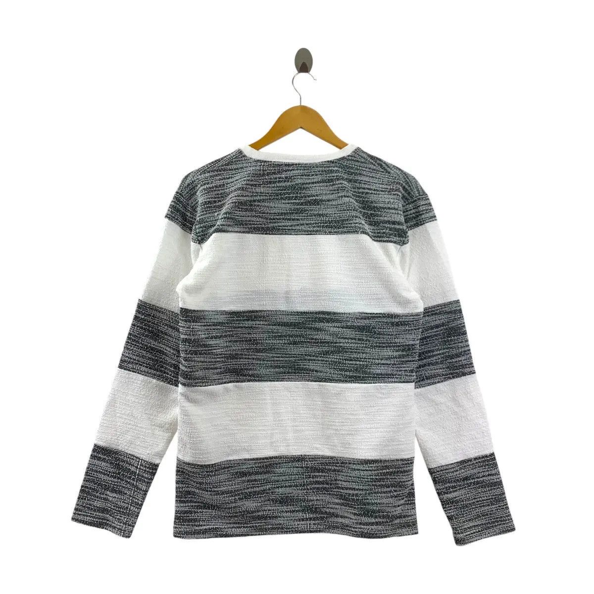In The Attic IN THE ATTIC HOMME Collection Striped Tee Shirt Top Long Size US XL / EU 56 / 4 - 3 Thumbnail