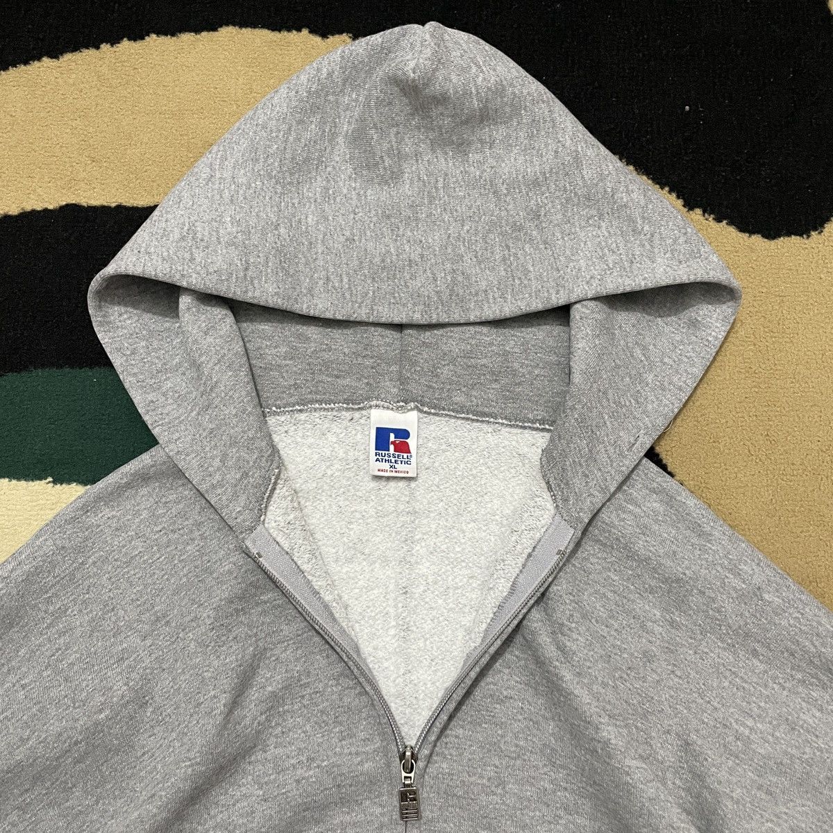 Russell Athletic Devil Boxy Russell Athletic Blank Zip Hoodie Size US XL / EU 56 / 4 - 3 Thumbnail