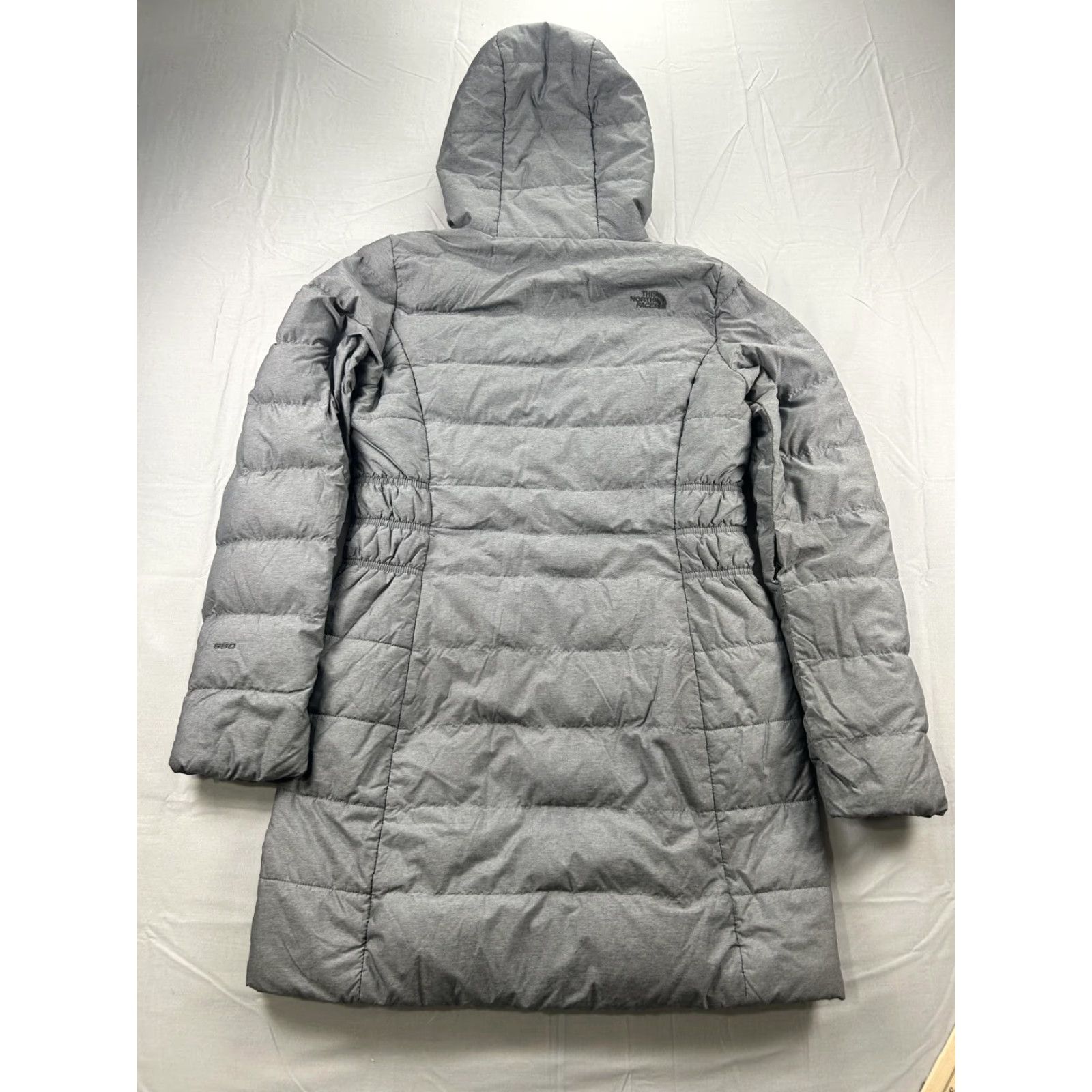 The North Face The North Face Coat Womens S Gray 550 Down Long Puffer Parka Hooded Kinder? Size S / US 4 / IT 40 - 4 Thumbnail